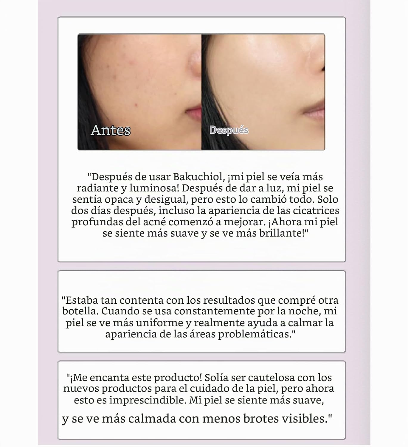 NANO RECETE BAKUCHIOL COREANO 10,000 PPM MEZCLA CONCENTRADA 2 GOTAS EN TU RUTINA DE CUIDADO DE LA PIEL RETINOL ALTERNATIVO - 4