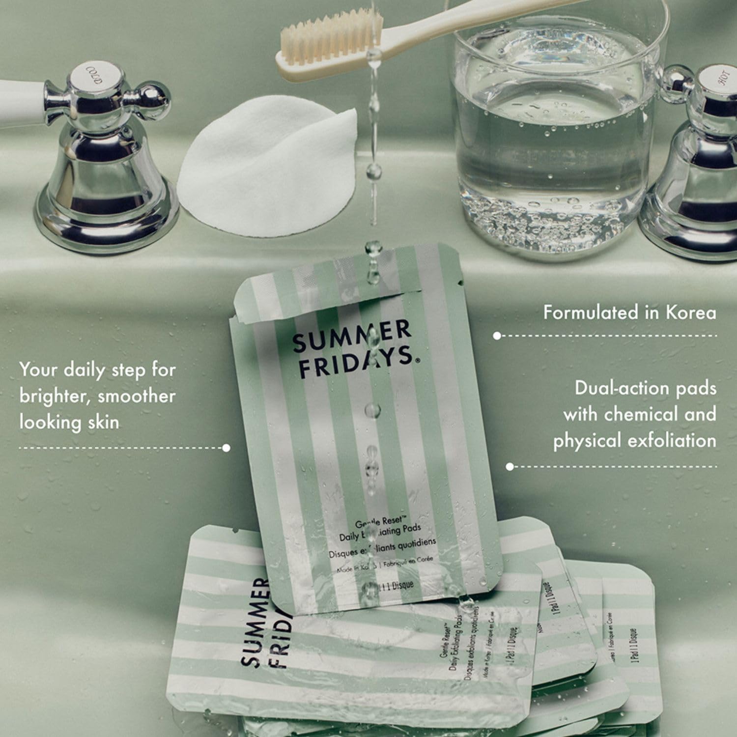 SUMMER FRIDAYS GENTLE RESET - ALMOHADILLAS DE TÓNER EXFOLIANTES DIARIAS 30 UNIDADES - 2