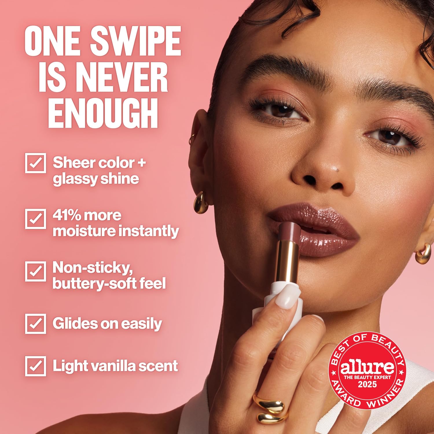 REVLON SUPER LUSTROUS GLASS BRILLO BALM, 002 PINK FLIP, 0.11 OZ - 4