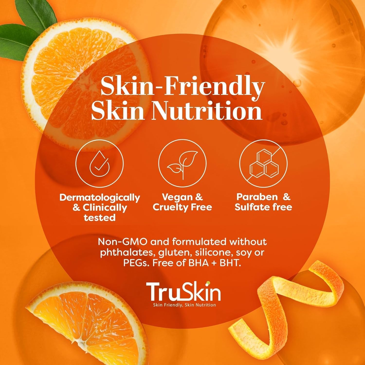 TRUSKIN CREMA NOCTURNA CON VITAMINA C MEZCLA DE APOYO NATURAL DEL COLÁGENO DE LA PIEL CON MANTECA DE CACAO, VITAMINA B5, - 5