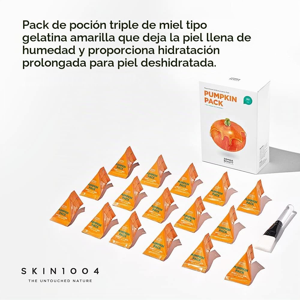 SKIN1004 PAQUETE DE CALABAZA 1BOX -16EA SOLUCIONES DE CUIDADO ANTIARRUGAS - 3