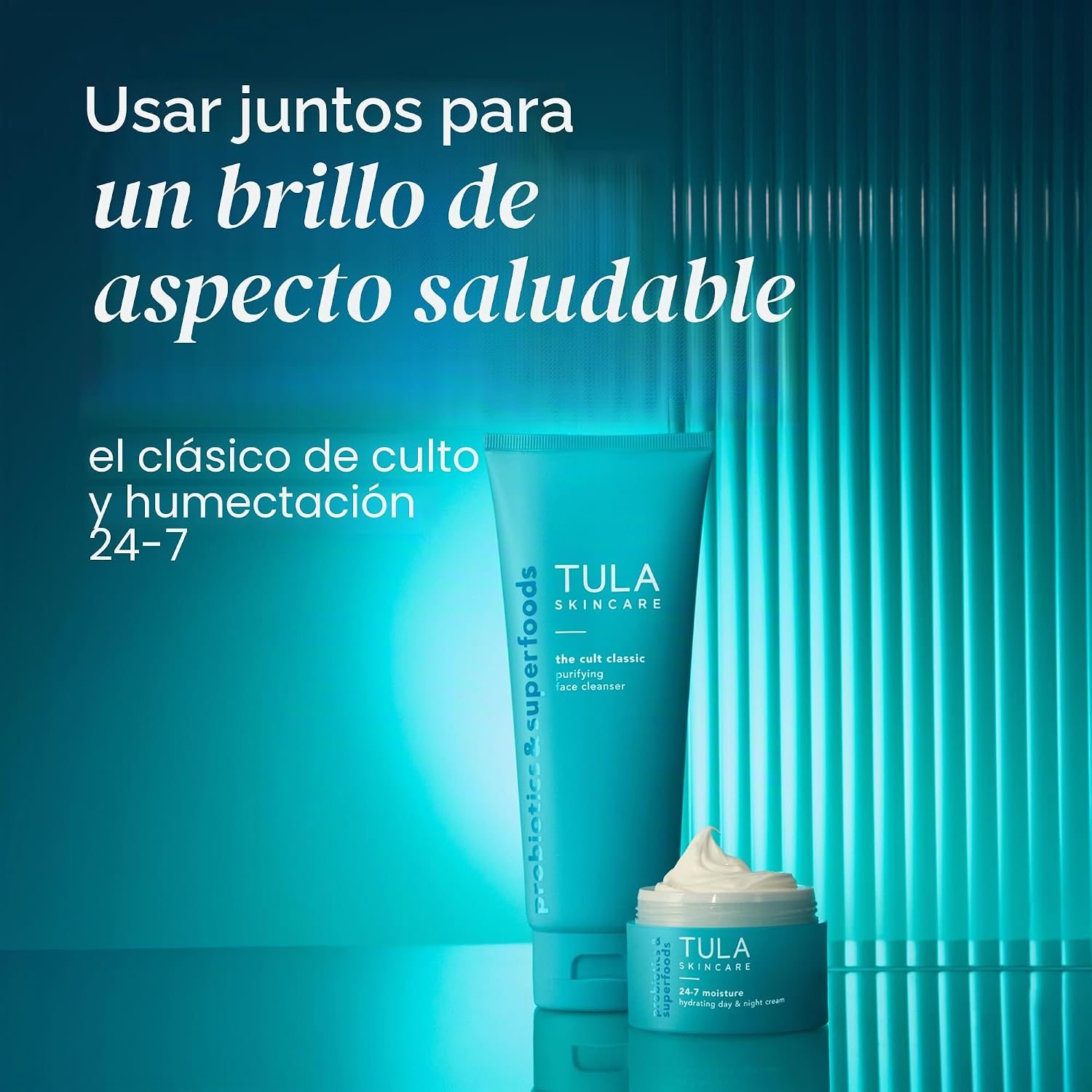 TULA SKIN CARE 24-7 CREMA HIDRATANTE DE DÍA Y NOCHE - HIDRATANTE ANTIENVEJECIMIENTO PARA CARA, CONTIENE EXTRACTO DE SANDÍA - 7