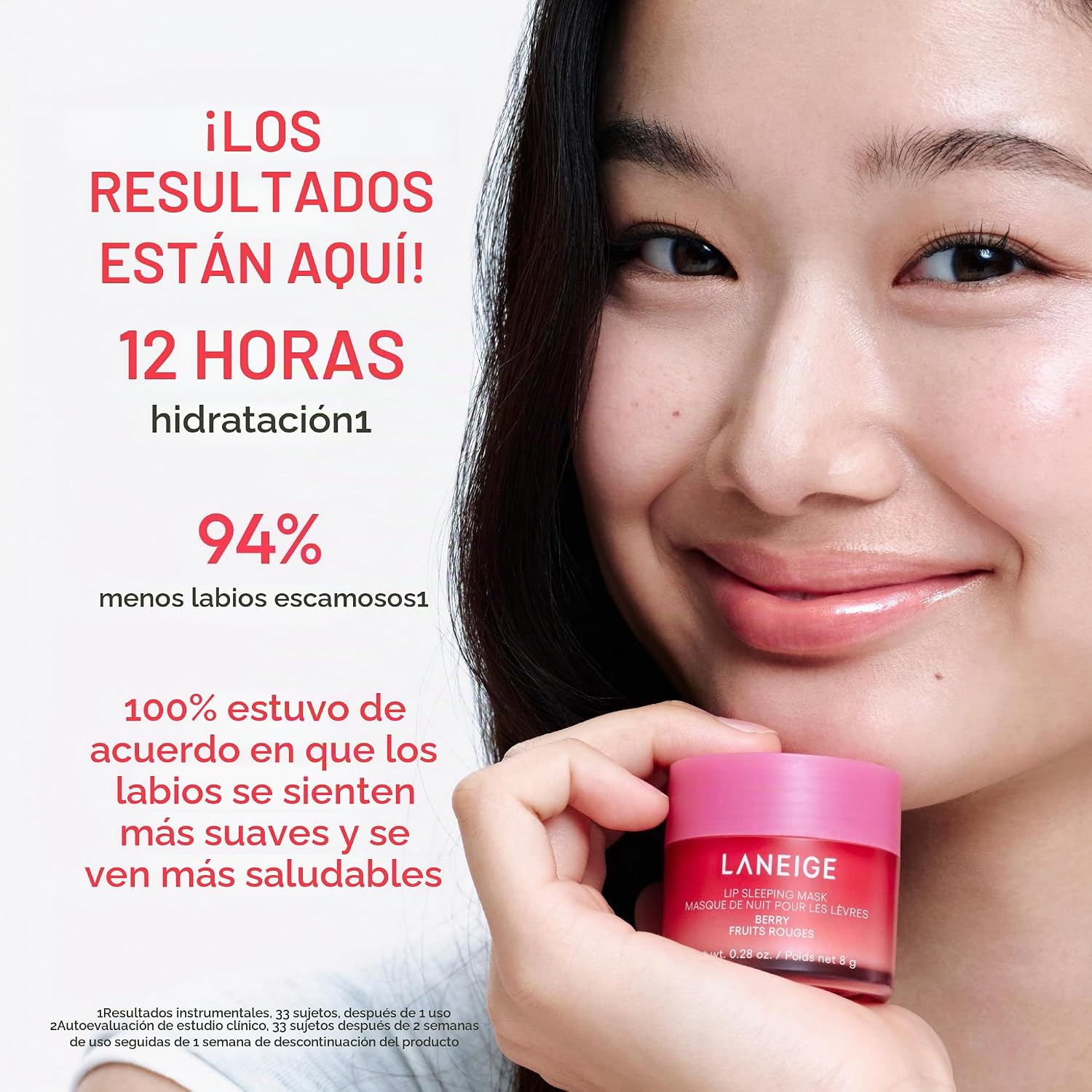 LANEIGE - MASCARILLA NOCTURNA PARA LABIOS: NUTRIR, HIDRATAR, VITAMINA C, MANTECA DE MURUMURU Y MANTECA DE KARITÉ, - 6