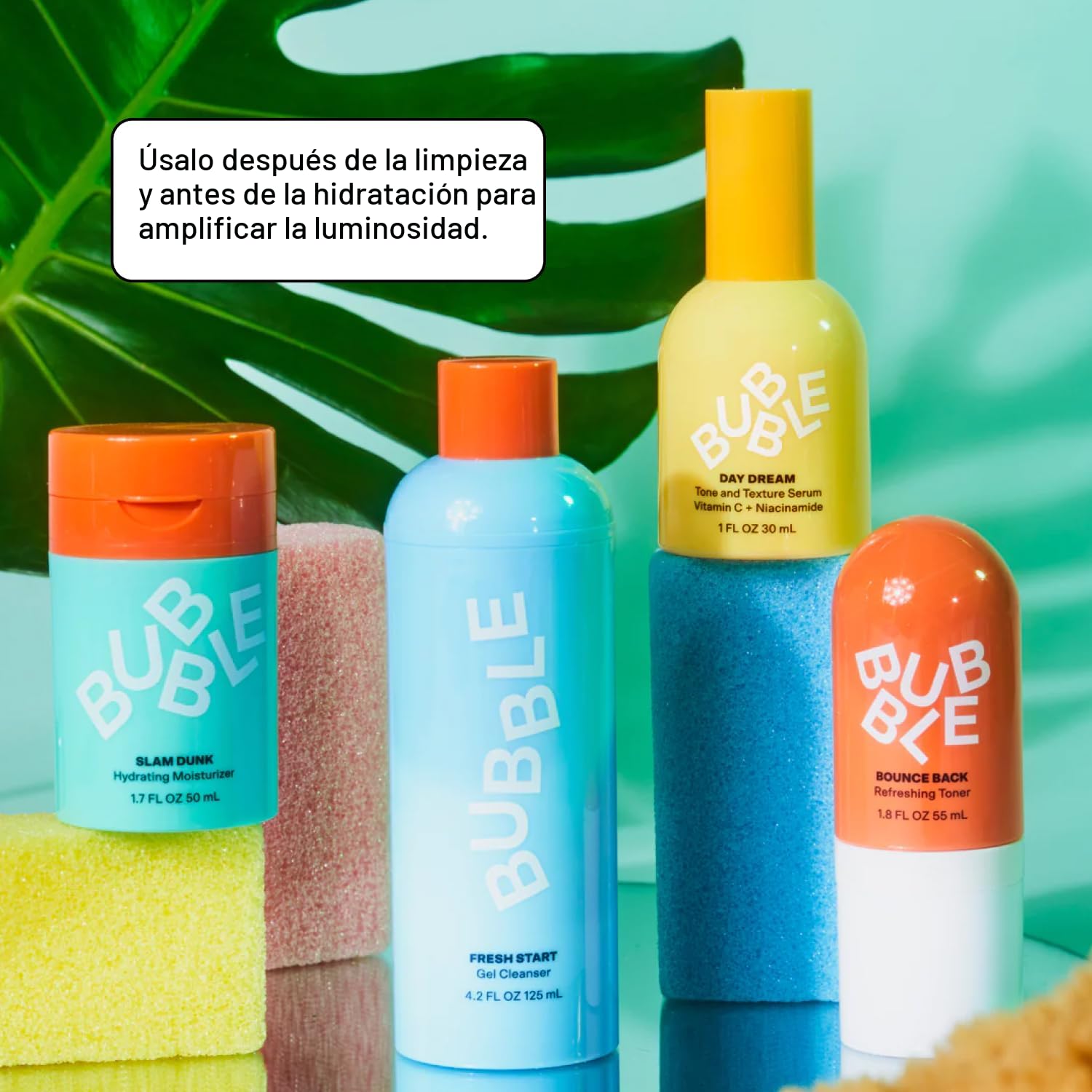BUBBLE CUIDADO DE LA PIEL DAY DREAM - SUERO DE VITAMINA C PARA LA CARA, SUERO FACIAL HIDRATANTE CON NIACINAMIDA CERAMIDAS, - 6