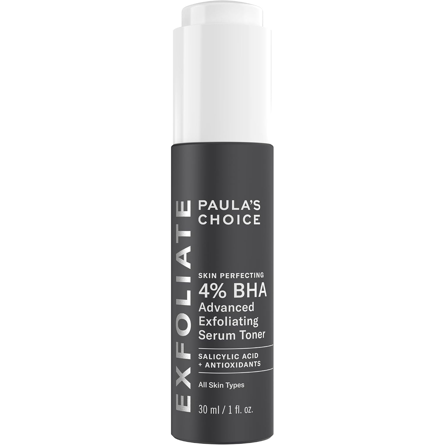 PAULA S CHOICE SKIN PERFECTING - TÓNICO DE SUERO EXFOLIANTE AVANZADO BHA AL 4%, SUAVIZANTE FACIAL CON ÁCIDO SALICÍLICO - 1