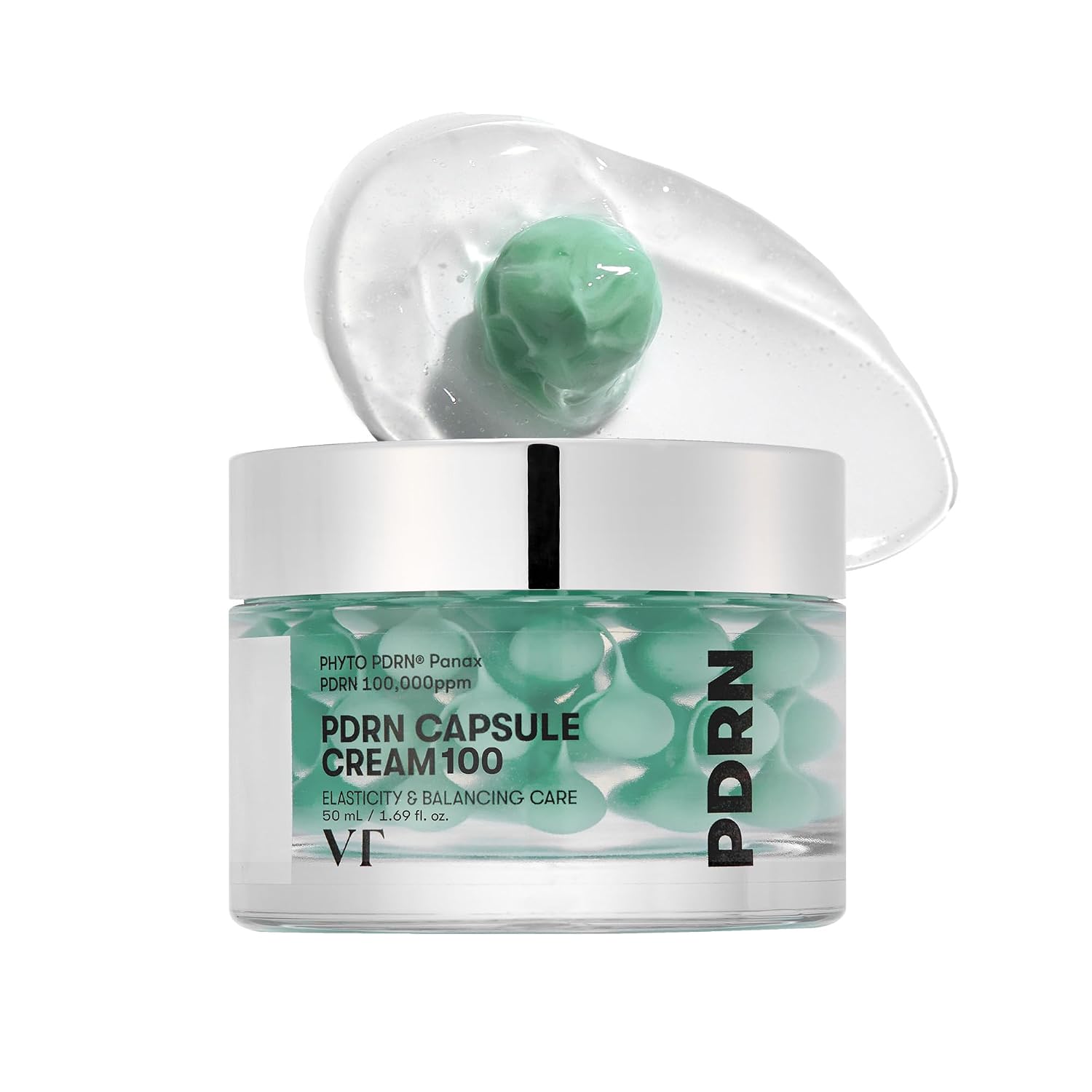 VT COSMETICS CREMA EN CÁPSULAS PDRN 100, HIDRATANTE FACIAL CON 100,000PPM DE PDRN, ÁCIDO HIALURÓNICO, 9 PÉPTIDOS, CREMA - 1