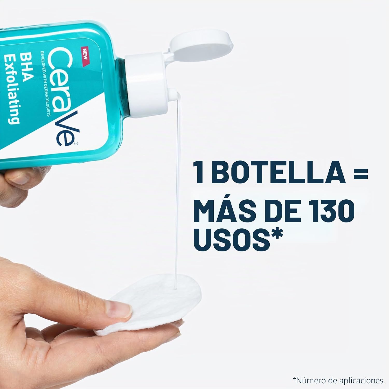 CERAVE BHA TÓNICO FACIAL EXFOLIANTE PARA MINIMIZAR POROS Y PIEL MÁS SUAVE CON CERAMIDAS, 2% ÁCIDO SALICÍLICO Y NIACINAMIDA, - 7