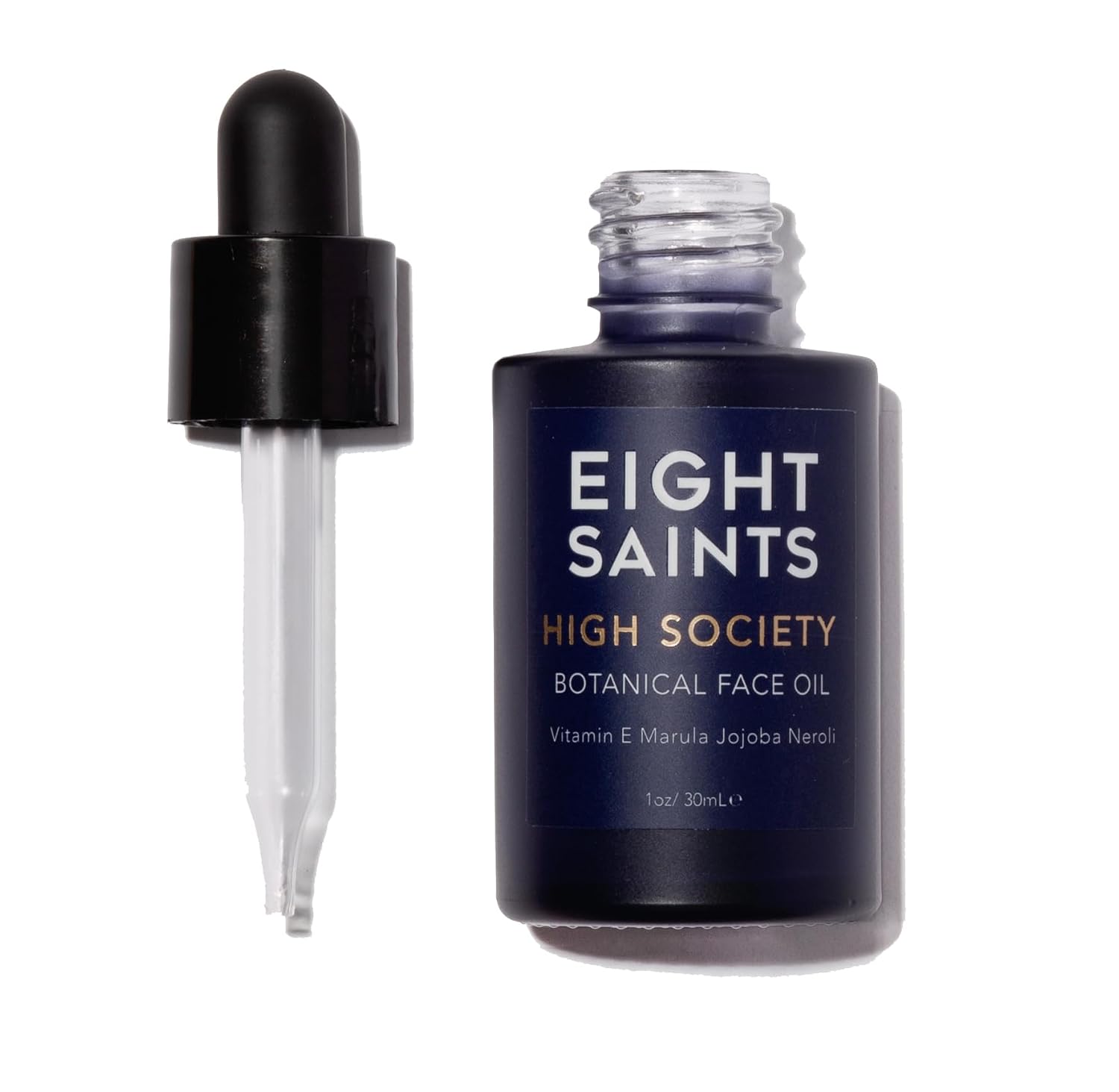 EIGHT SAINTS HIGH SOCIETY - ACEITE FACIAL BOTÁNICO, NATURAL Y ORGÁNICO ANTIENVEJECIMIENTO CON JOJOBA, VITAMINA E, MARULA - 1