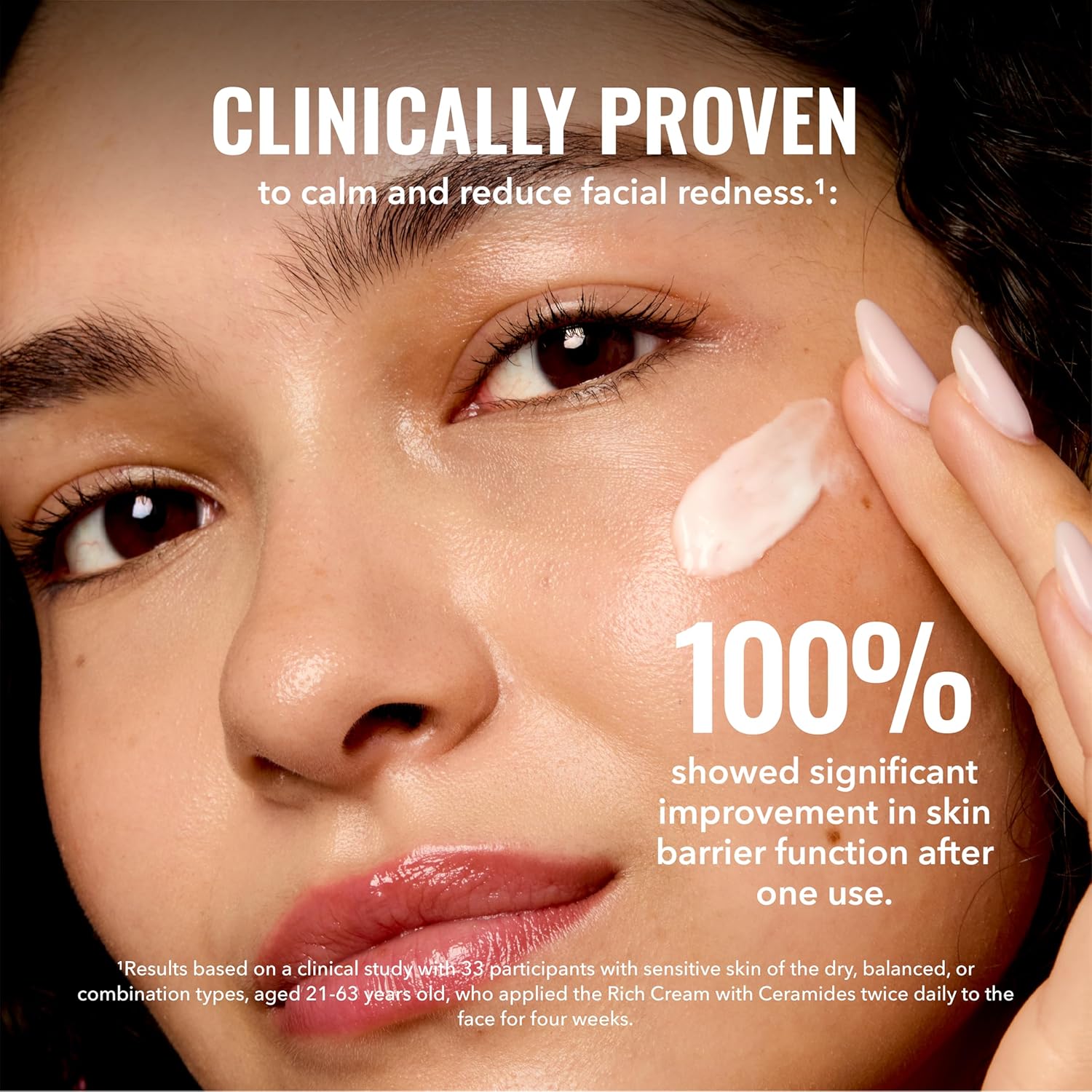 GOOD MOLECULES CREMA RICA CON CERAMIDAS 50 ML / 1.6 OZ HIDRATANTE FACIAL DIARIO PARA PIEL SECA, ENROJECIMIENTO LOCIÓN FACIAL - 3