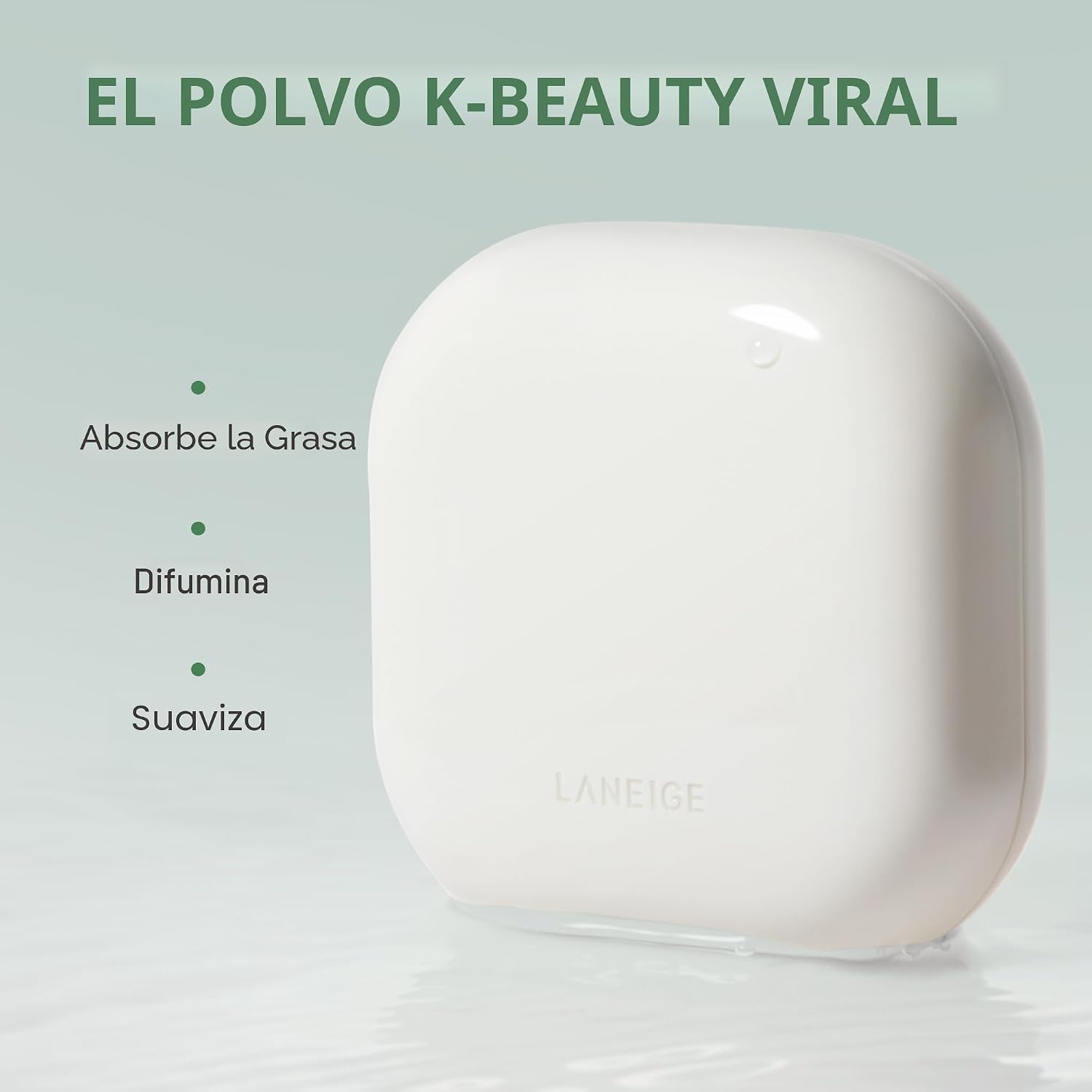 LANEIGE NEO DIFUMINADOR POLVO: COMPACTO DE CONTROL DE ACEITE COREANO CON DESENFOQUE DE POROS, ACABADO SUAVIZANTE Y FÁCIL - 5