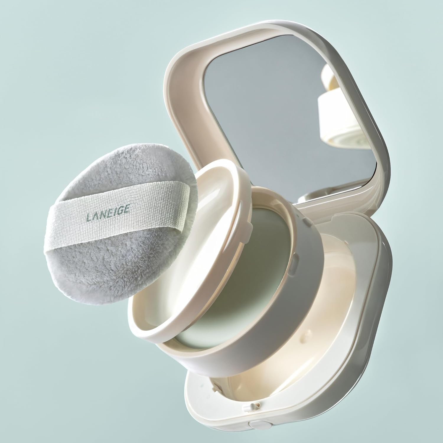 LANEIGE NEO DIFUMINADOR POLVO: COMPACTO DE CONTROL DE ACEITE COREANO CON DESENFOQUE DE POROS, ACABADO SUAVIZANTE Y FÁCIL - 7