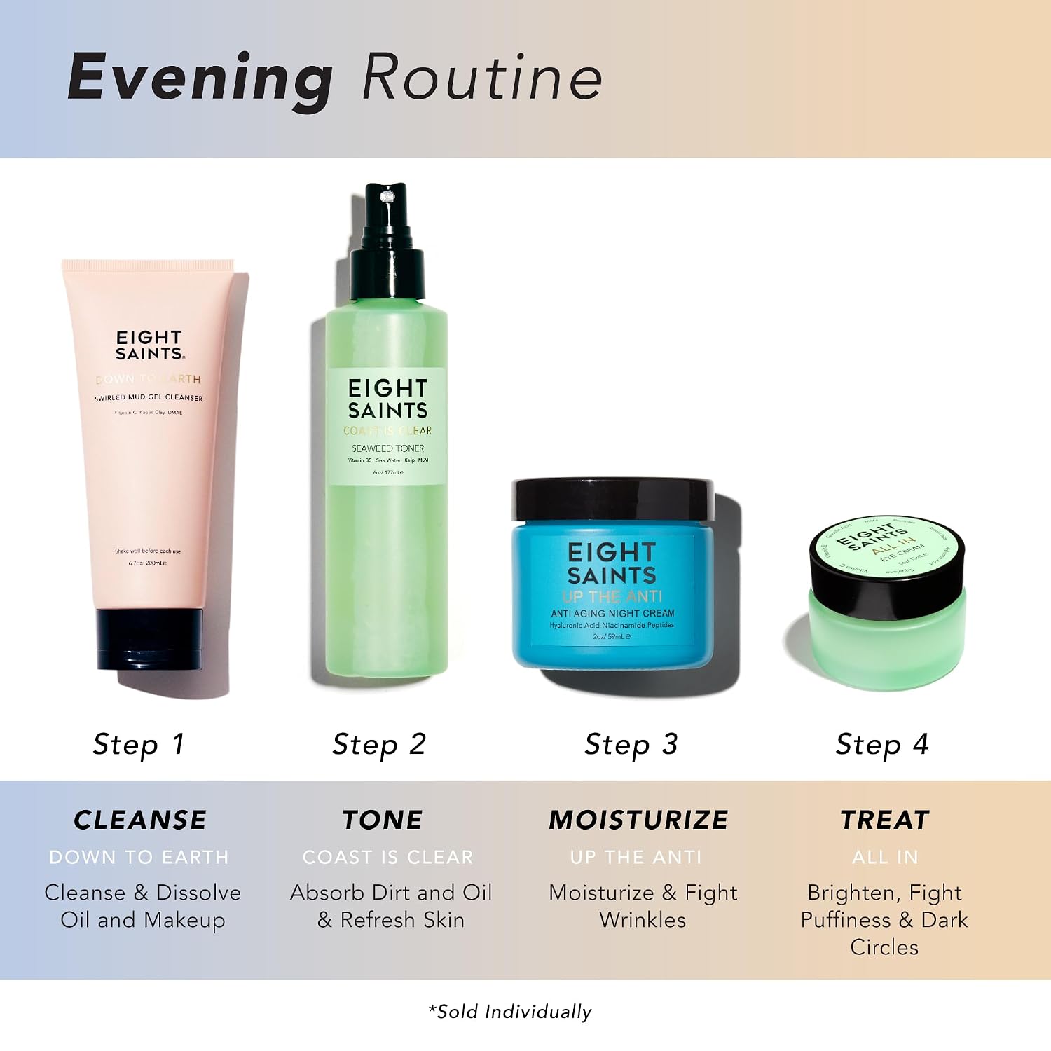 EIGHT SAINTS SKIN CARE UP THE NIGHT CREMA CREMA HIDRATANTE FACIAL PARA REDUCIR LÍNEAS FINAS Y ARRUGAS, CREMA - 4