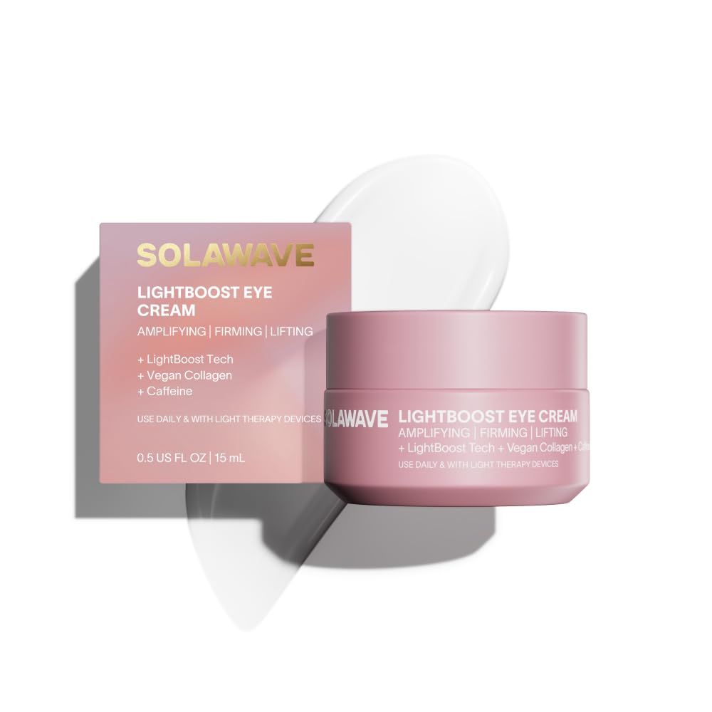 SOLAWAVE LIGHTBOOST CREMA DE OJOS - COLÁGENO VEGANO Y CAFEÍNA, ANTIENVEJECIMIENTO - 1