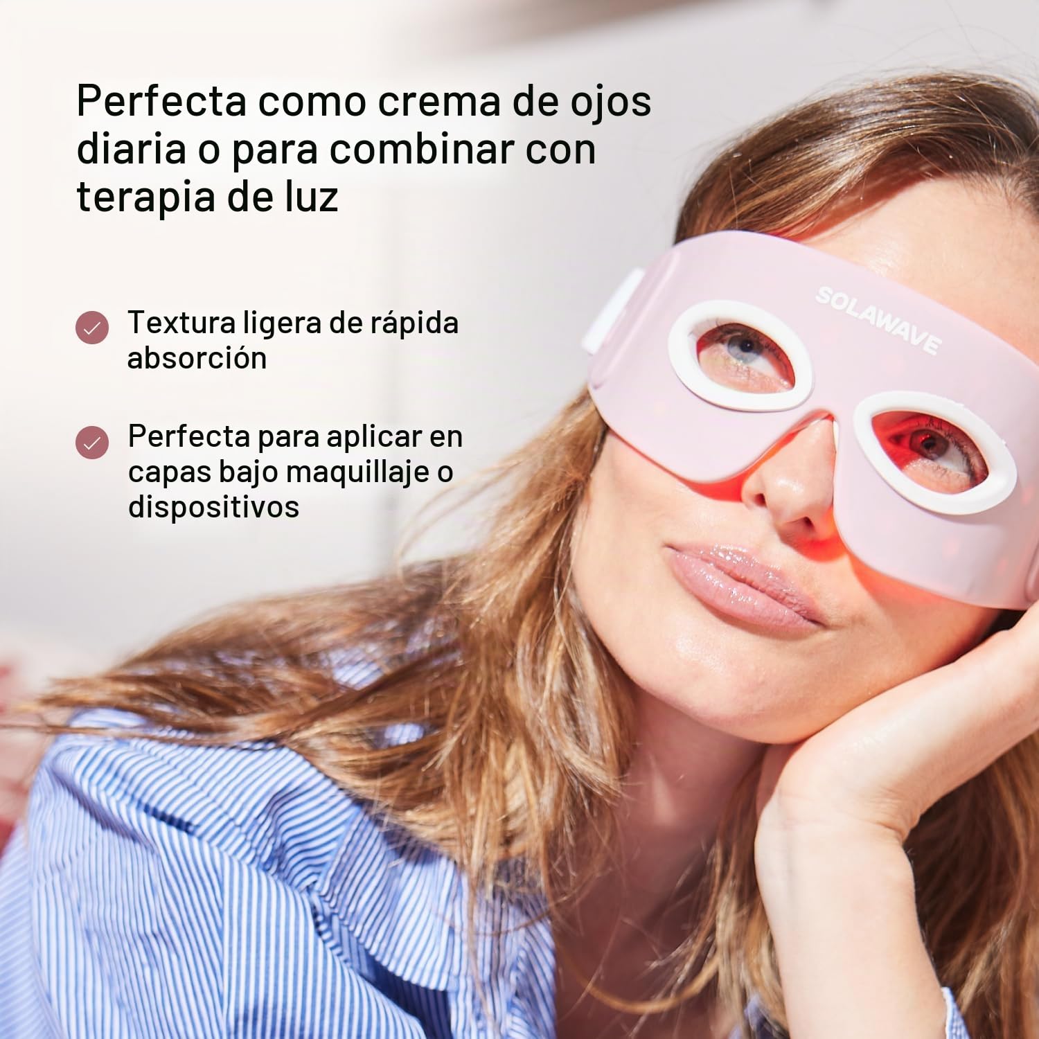 SOLAWAVE LIGHTBOOST CREMA DE OJOS - COLÁGENO VEGANO Y CAFEÍNA, ANTIENVEJECIMIENTO - 5