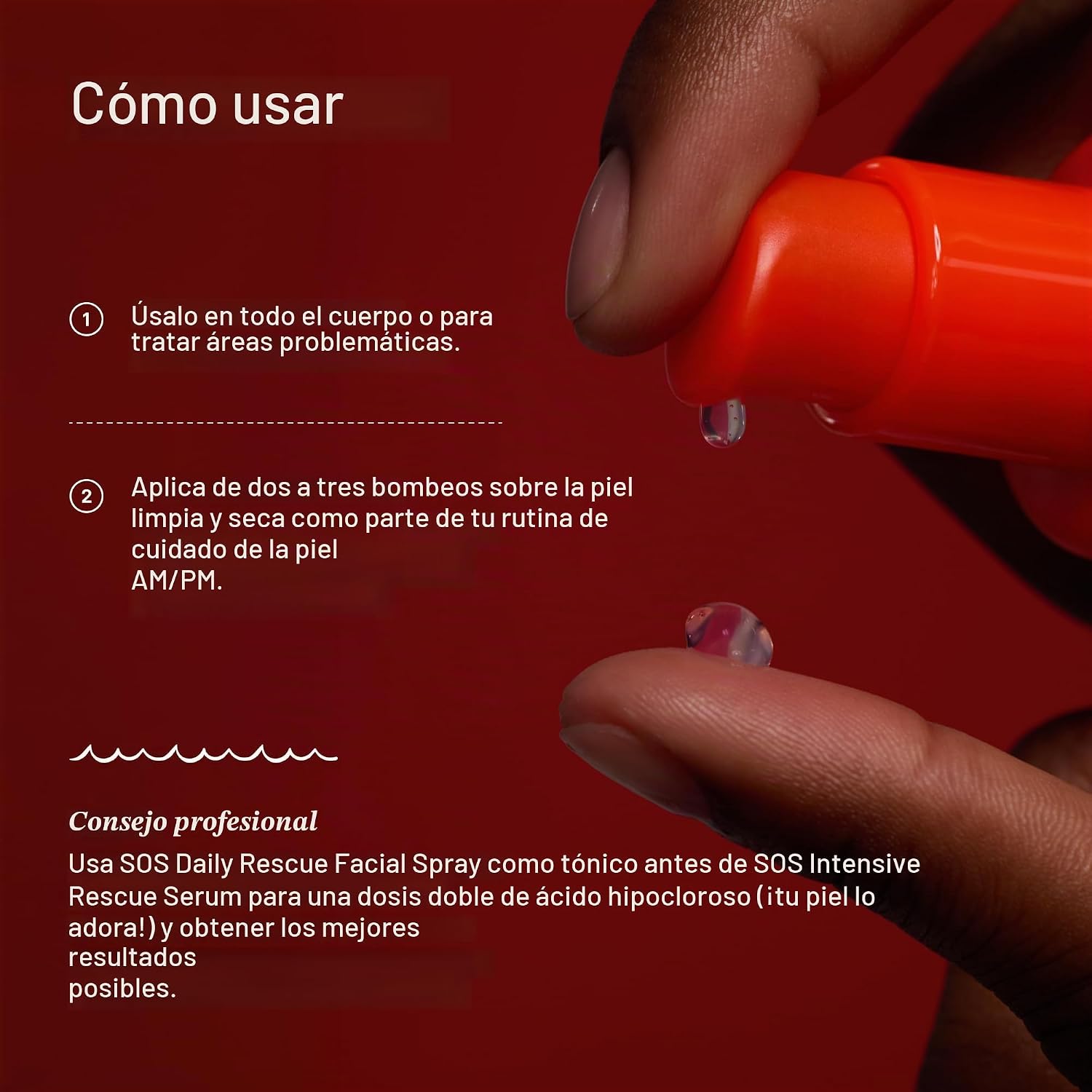 TOWER 28 SOS - SUERO DE RESCATE INTENSIVO PARA PIELES SENSIBLES, CUIDADO DE LA PIEL CON ÁCIDO HIPOCLOROSO, AYUDA A REDUCIR - 7