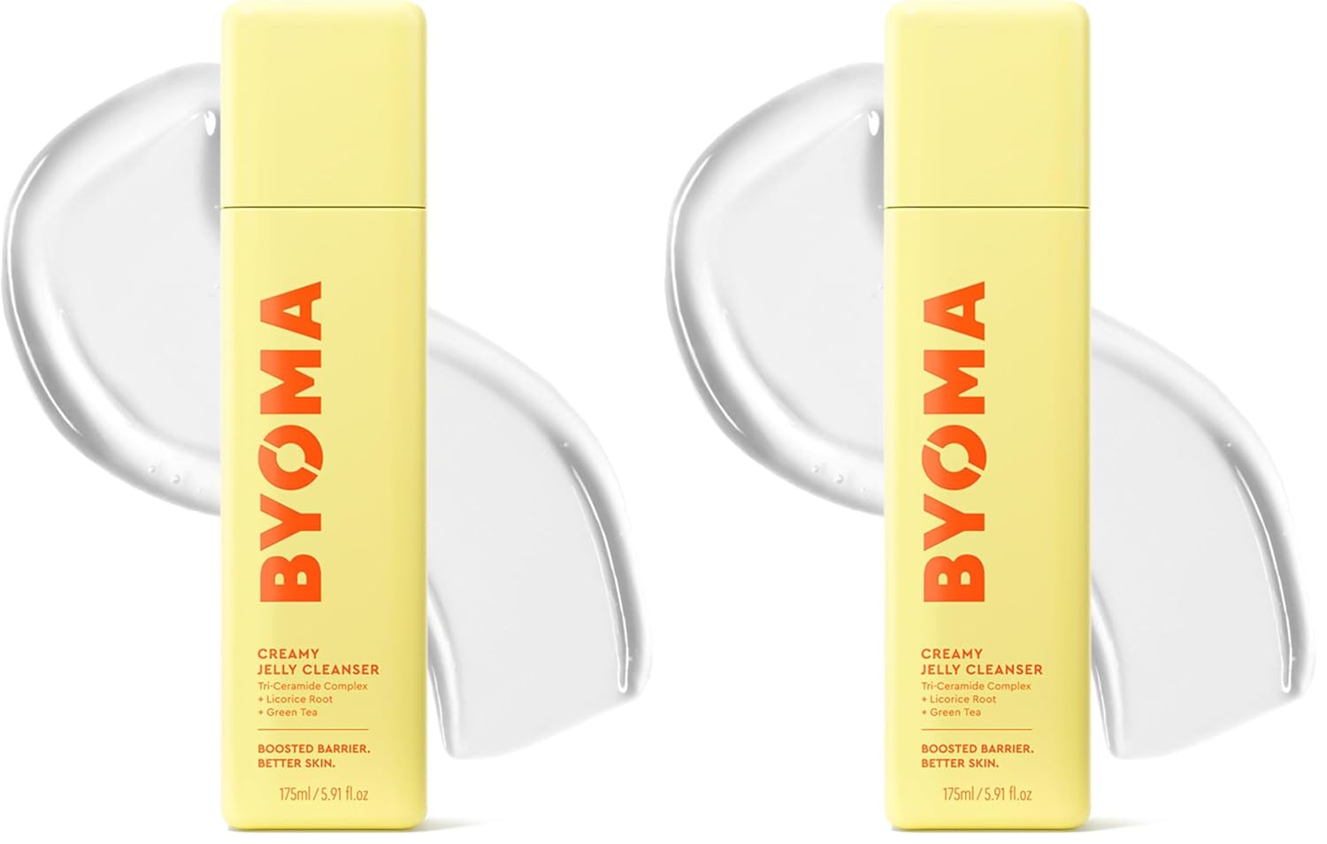 BYOMA LIMPIADOR FACIAL CREMOSO DE GELATINA, LIMPIADOR FACIAL HIDRATANTE PARA REPARACIÓN DE BARRERAS CUTÁNEAS, LAVADO FACIAL - 1