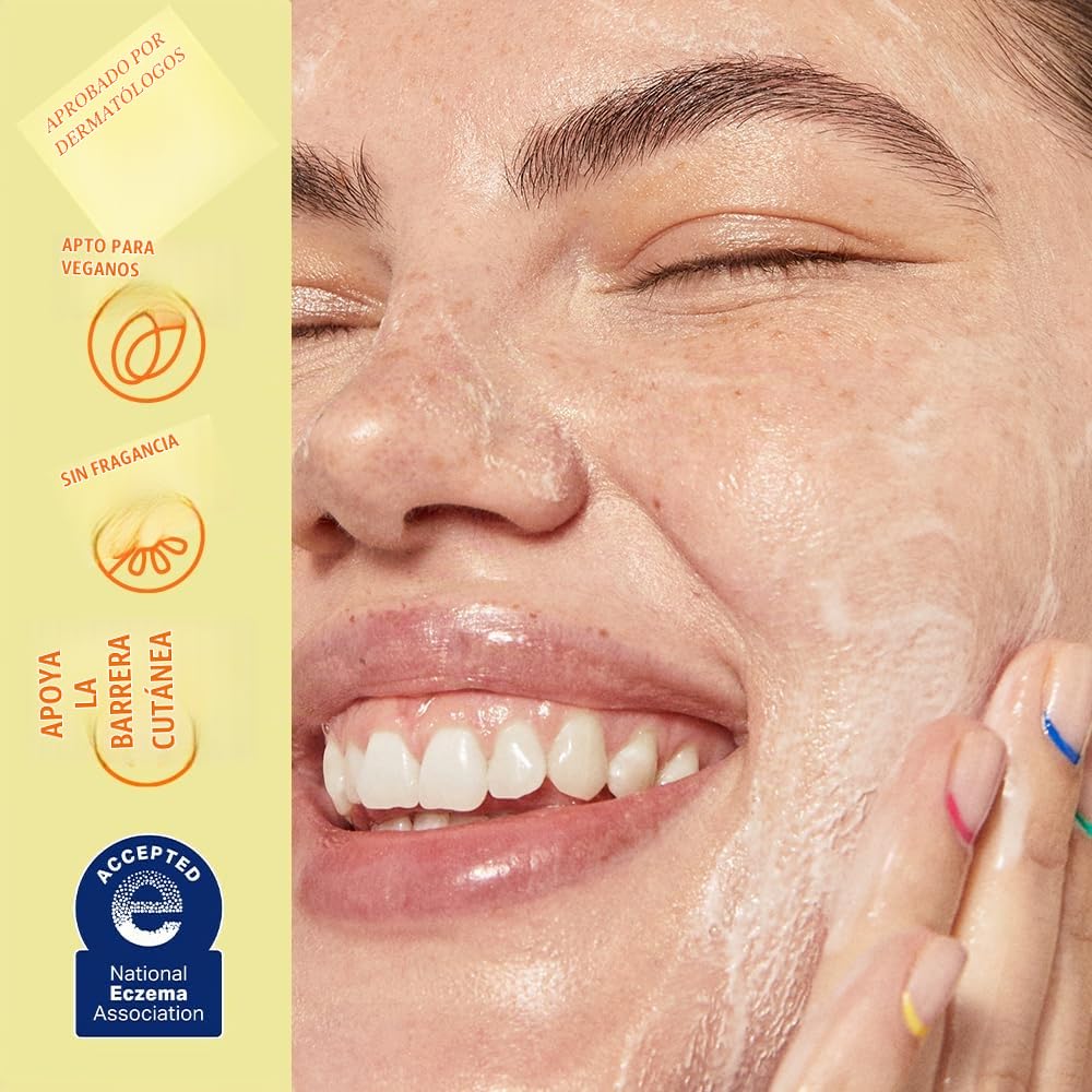 BYOMA LIMPIADOR FACIAL CREMOSO DE GELATINA, LIMPIADOR FACIAL HIDRATANTE PARA REPARACIÓN DE BARRERAS CUTÁNEAS, LAVADO FACIAL - 5