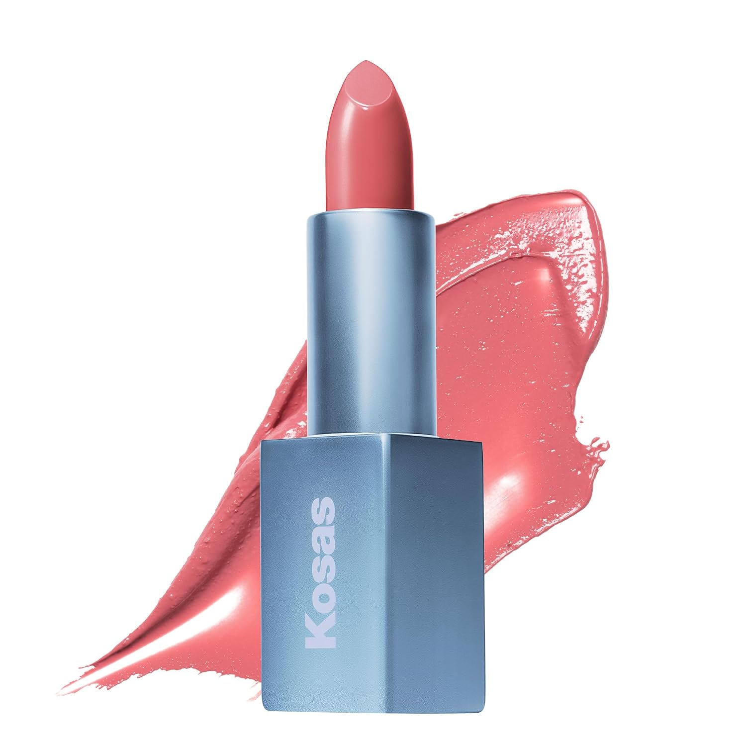 KOSAS COLOR DE LABIOS SIN PESO LĂPIZ LABIAL SATINADO NUTRITIVO - COLOR DE LABIOS DE ALTO IMPACTO CON FĂRMULA LIMPIA - - 1