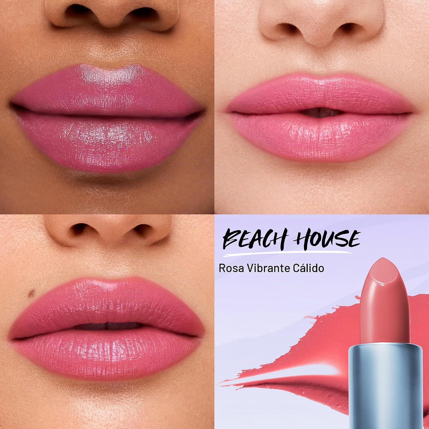 KOSAS COLOR DE LABIOS SIN PESO LĂPIZ LABIAL SATINADO NUTRITIVO - COLOR DE LABIOS DE ALTO IMPACTO CON FĂRMULA LIMPIA - - 4