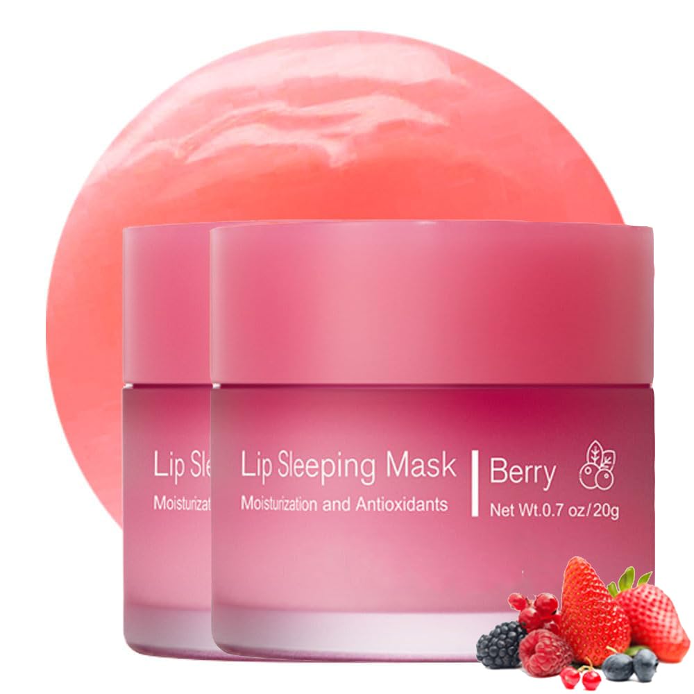 MĂSCARA DE LABIOS PARA DORMIR, NUTRE E HIDRATA CON VITAMINA C, ANTIOXIDANTES, BĂLSAMO LABIAL, CUIDADO DE LA PIEL - 1