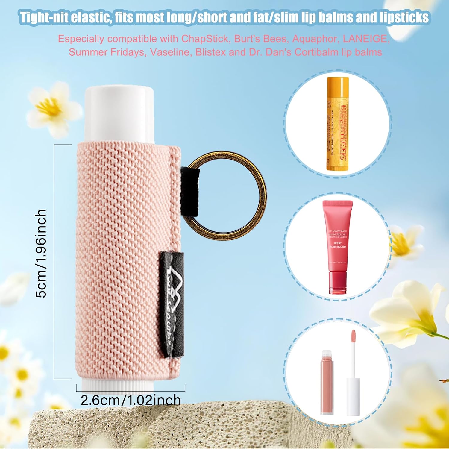 LLAVERO PARA BÁLSAMO LABIAL LANEIGE, SUMMER FRIDAYS, PEQUEÑOS REGALOS DE NAVIDAD, RELLENOS DE CALCETÍN PARA NIÑAS - 3
