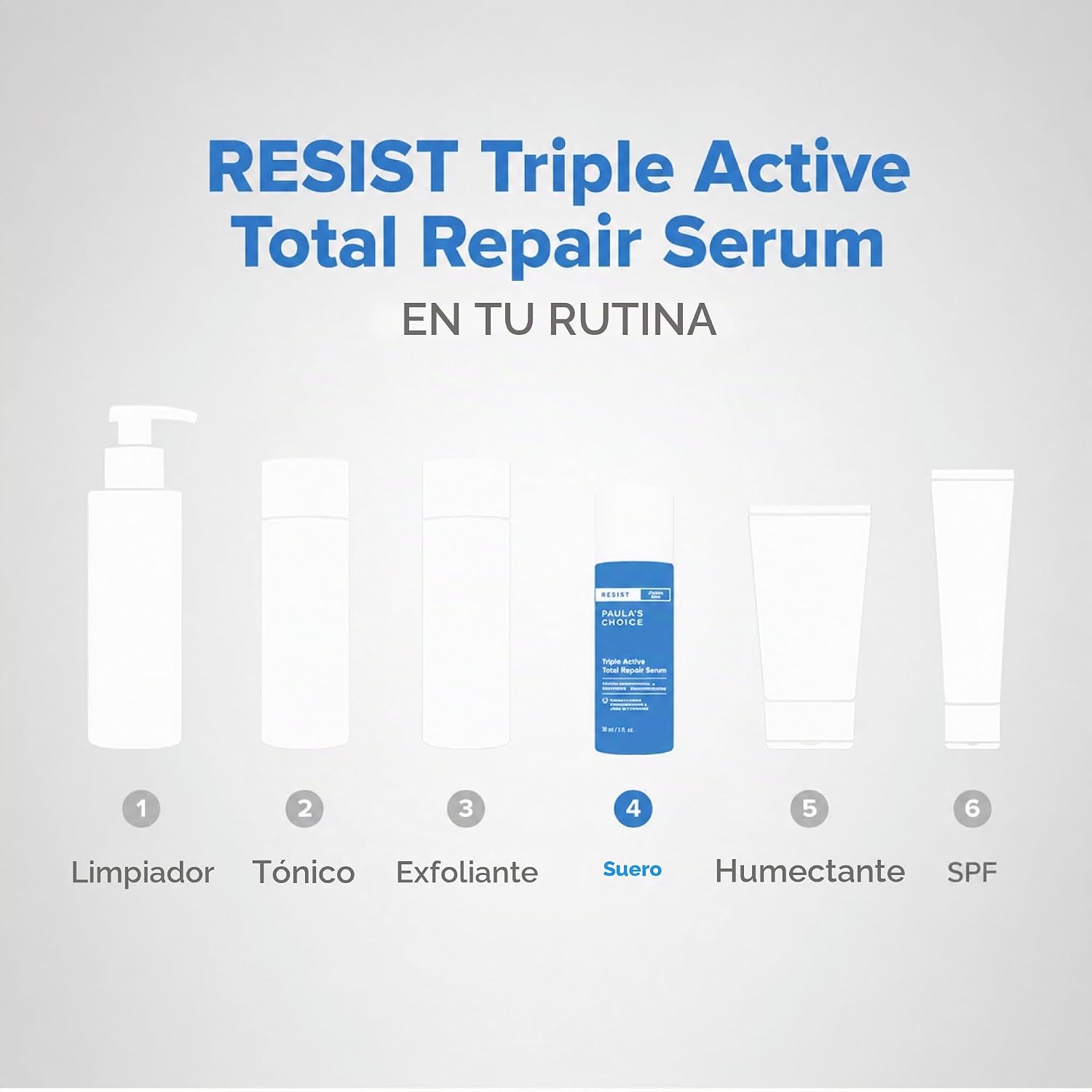 PAULA S CHOICE RESIST TRIPLE ACTIVE TOTAL REPAIR SÉRUM FACIAL CONCENTRADO, 1 FL OZ - 5