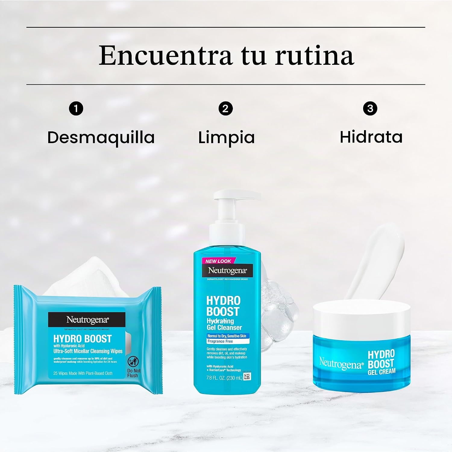 NEUTROGENA HYDRO BOOST - CREMA HIDRATANTE FACIAL EN GEL, 0.5 ONZAS LÍQUIDAS - 6