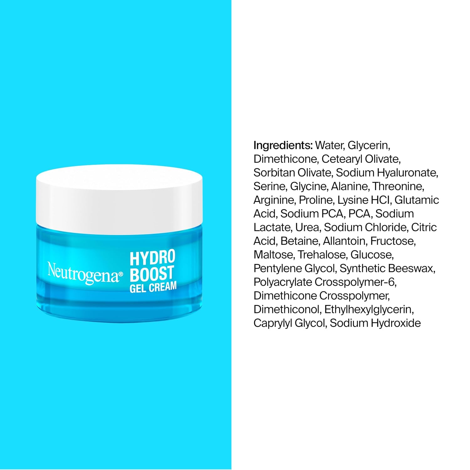NEUTROGENA HYDRO BOOST - CREMA HIDRATANTE FACIAL EN GEL, 0.5 ONZAS LÍQUIDAS - 7