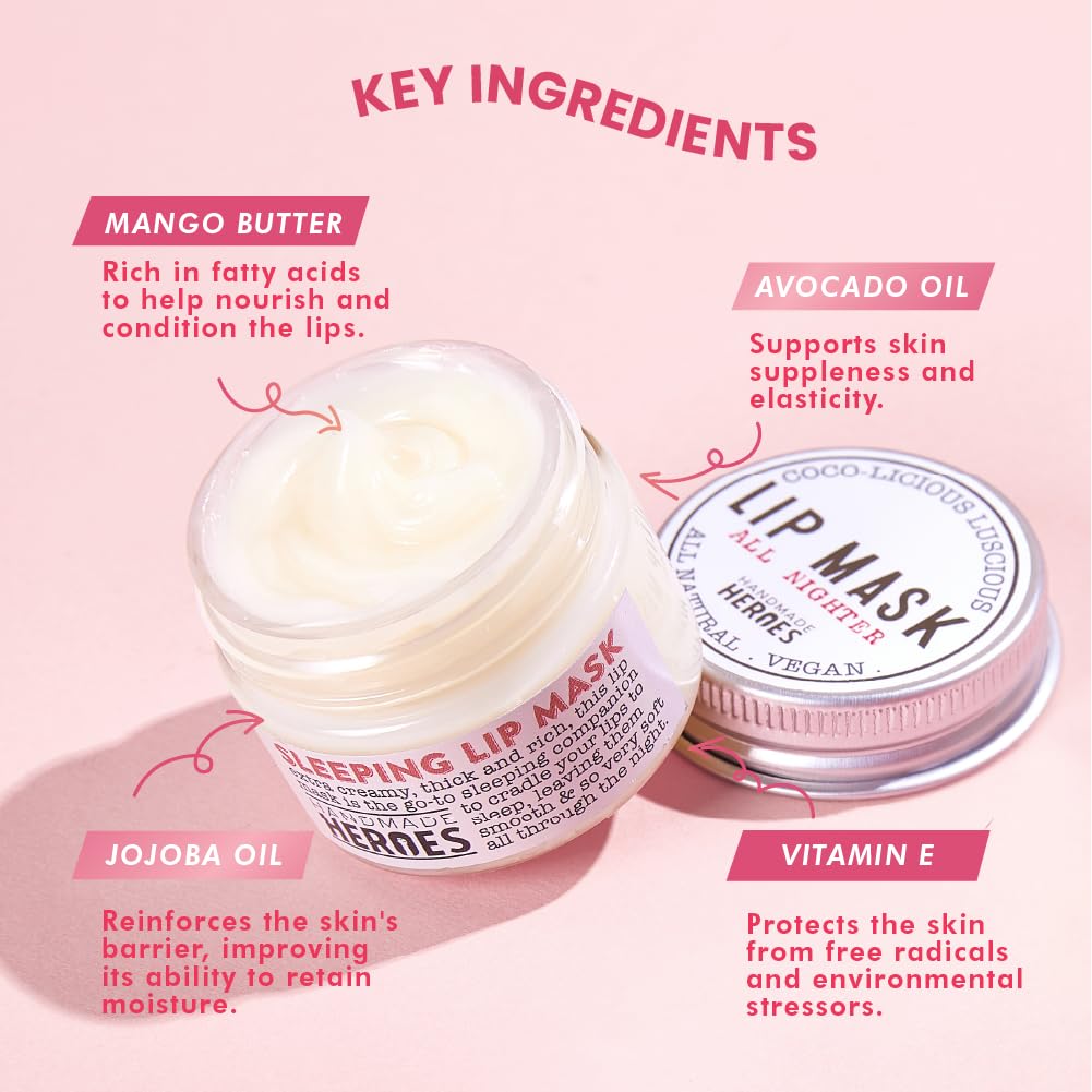 MĂSCARA LABIAL 100% NATURAL PARA DORMIR, HIDRATANTE Y ACONDICIONADOR DE LABIOS DURANTE LA NOCHE PARA LABIOS SECOS. BĂLSAMO - 4