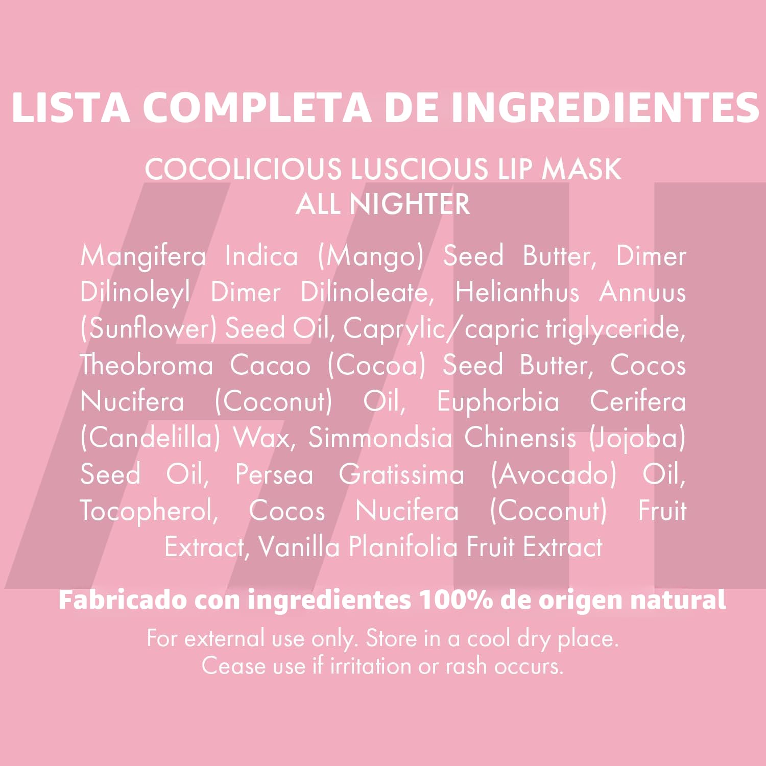 MĂSCARA LABIAL 100% NATURAL PARA DORMIR, HIDRATANTE Y ACONDICIONADOR DE LABIOS DURANTE LA NOCHE PARA LABIOS SECOS. BĂLSAMO - 7