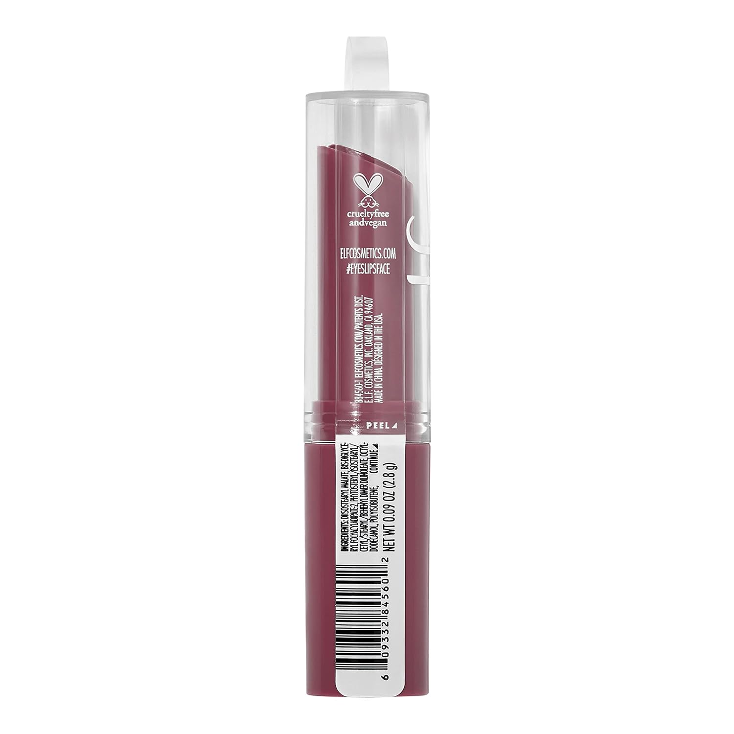 E.L.F. BRILLO LABIAL HIDRATANTE CORE LIP BRILLO, BÁLSAMO LABIAL PARA UN TONO DE COLOR TRANSPARENTE Y BRILLO SUAVE, HECHO - 6
