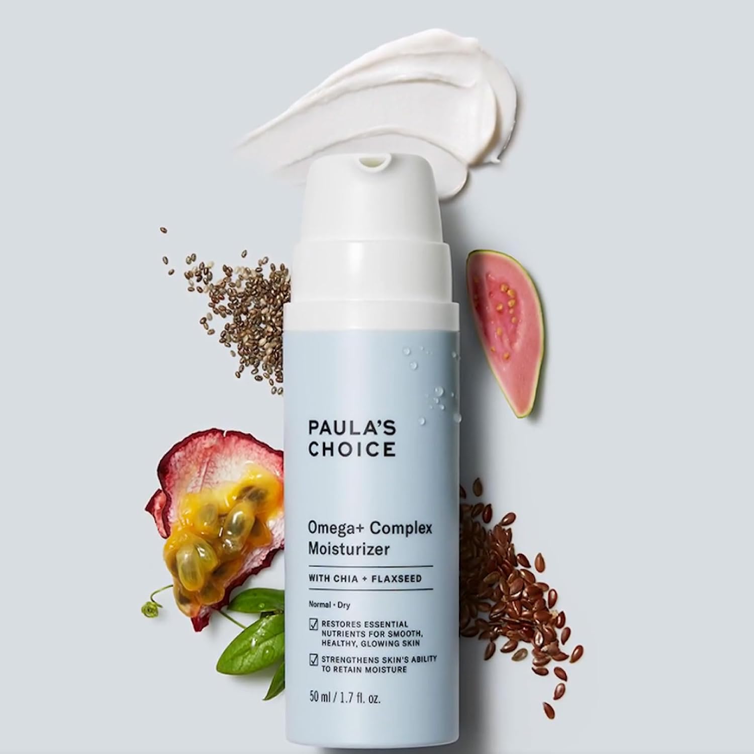 PAULA S CHOICE OMEGA COMPLEX - HIDRATANTE PARA LA CARA, MANTECA DE KARITÉ Y ACEITES VEGETALES, VITAMINA C PARA PIELES SECAS - 6