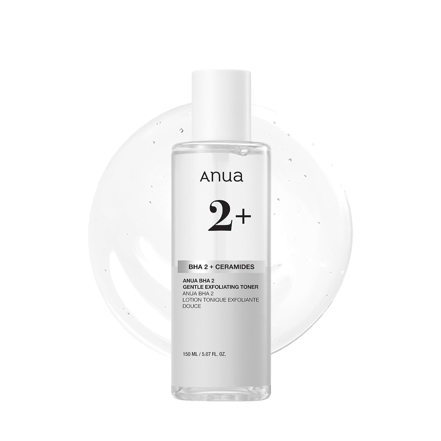 ANUA BHA 2% TÓNICO EXFOLIANTE SUAVE, EXFOLIANTE FACIAL SUAVE, ÁCIDO SALICÍLICO PARA POROS Y SEBUM, EXTRACTO DE ÁRBOL DEL TÉ, - 1
