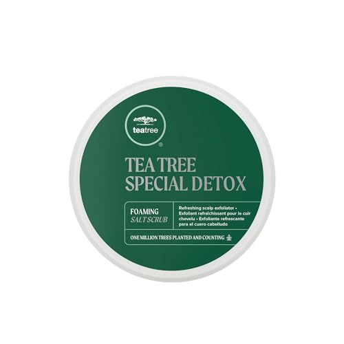 TEA TREE EXFOLIANTE ESPECIAL DE SAL ESPUMOSA DE DESINTOXICACIÓN, EXFOLIA, REFRESCA EL CUERO CABELLUDO, PARA TODO TIPO - 7