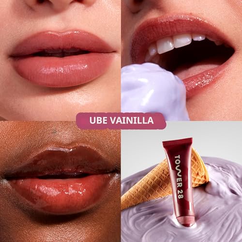 TOWER 28 LIPSOFTIE BÁLSAMO HIDRATANTE CON TINTE PARA TRATAMIENTO DE LABIOS, MÁSCARA LABIAL HIDRATANTE PARA LABIOS AGRIETADOS - 7