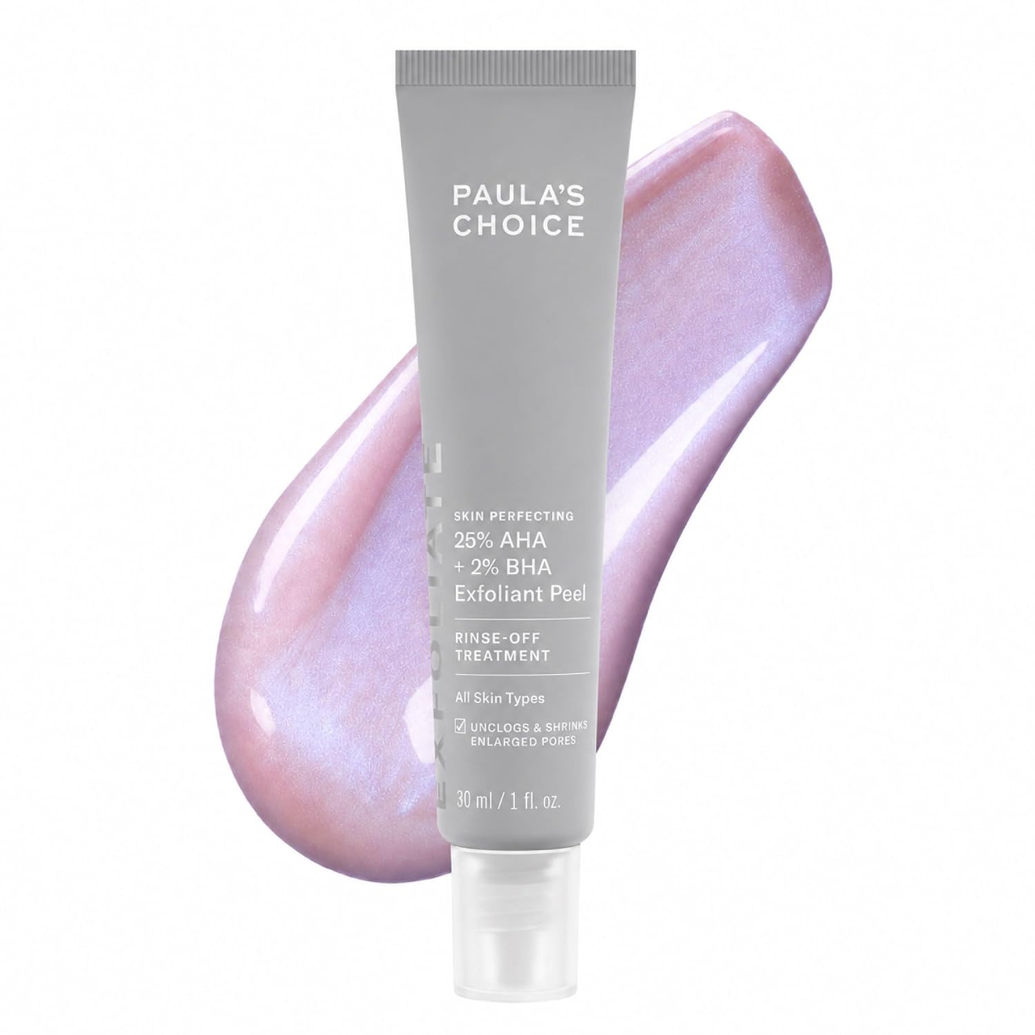 PAULA S CHOICE SKIN PERFECTING 25% AHA 2% BHA EXFOLIANTE PEEL, SIN FRAGANCIA Y SIN PARABENOS, 1 ONZA - 1
