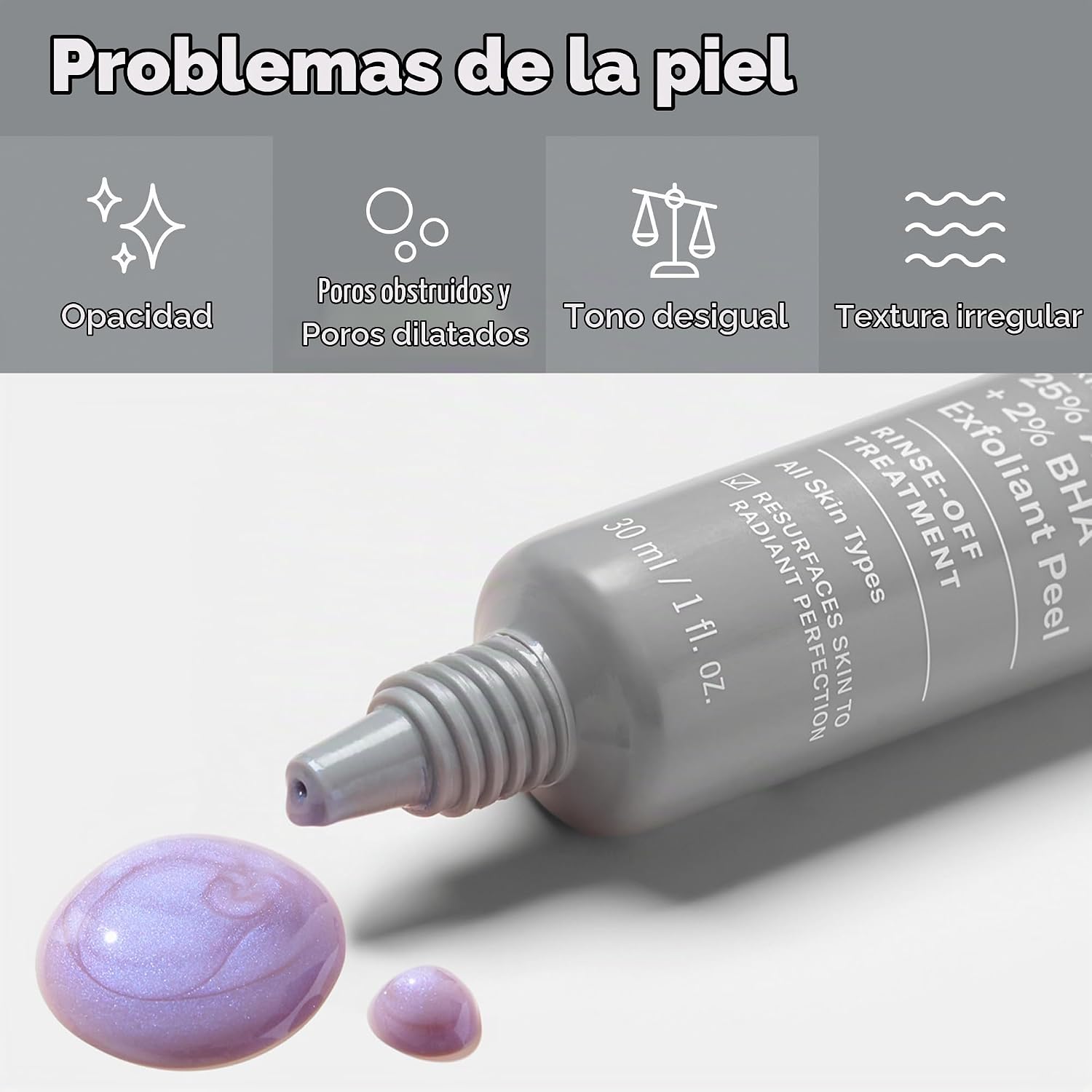 PAULA S CHOICE SKIN PERFECTING 25% AHA 2% BHA EXFOLIANTE PEEL, SIN FRAGANCIA Y SIN PARABENOS, 1 ONZA - 3