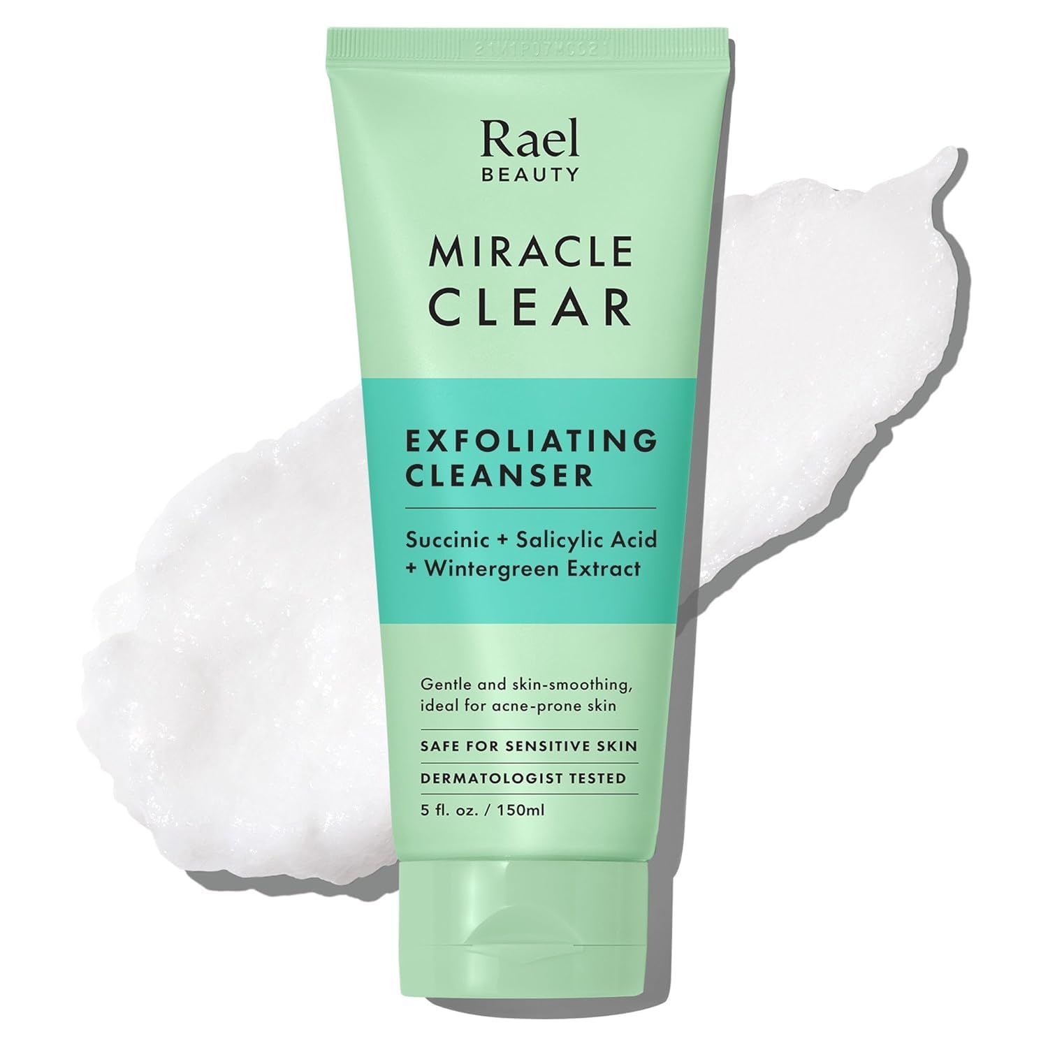 RAEL MIRACLE CLEAR - LIMPIADOR FACIAL LIMPIADOR FACIAL LIMPIADOR EXFOLIANTE, 5.1 ONZAS - 1