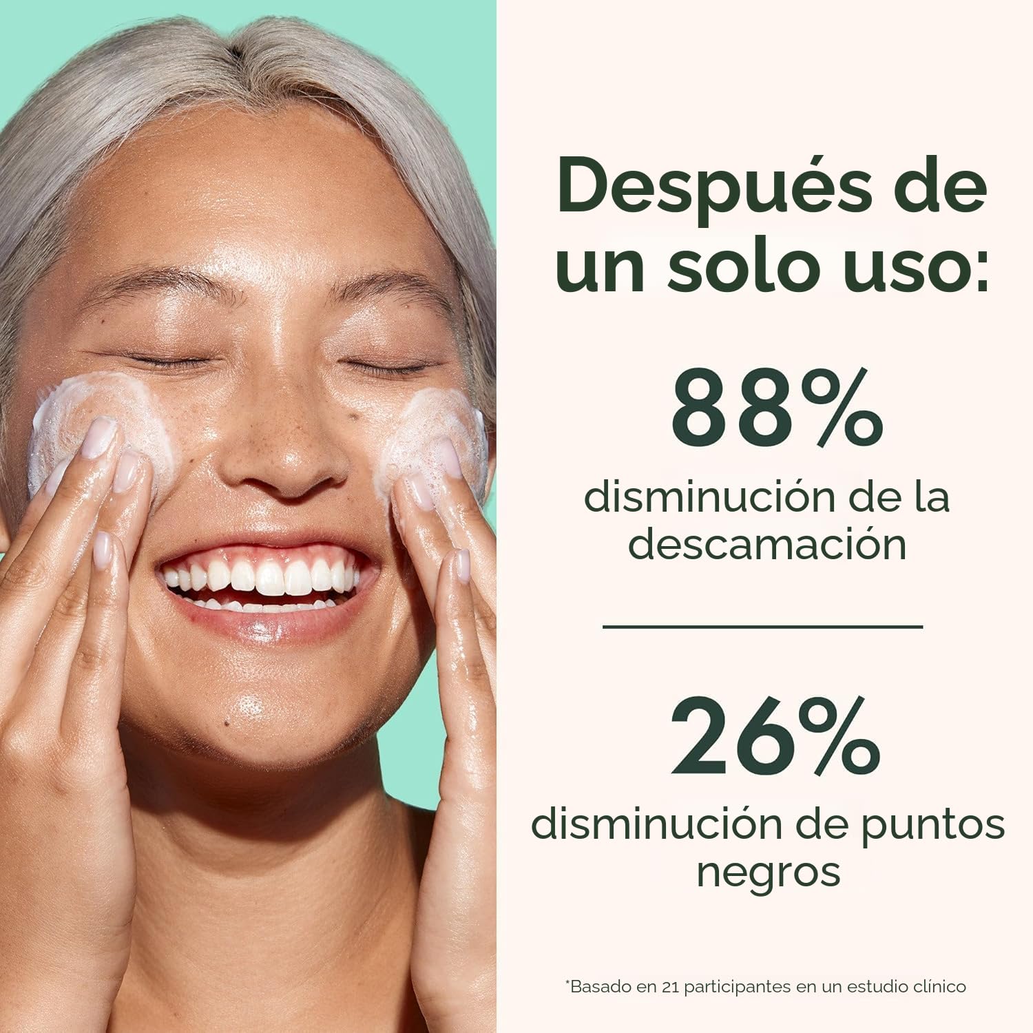 RAEL MIRACLE CLEAR - LIMPIADOR FACIAL LIMPIADOR FACIAL LIMPIADOR EXFOLIANTE, 5.1 ONZAS - 5