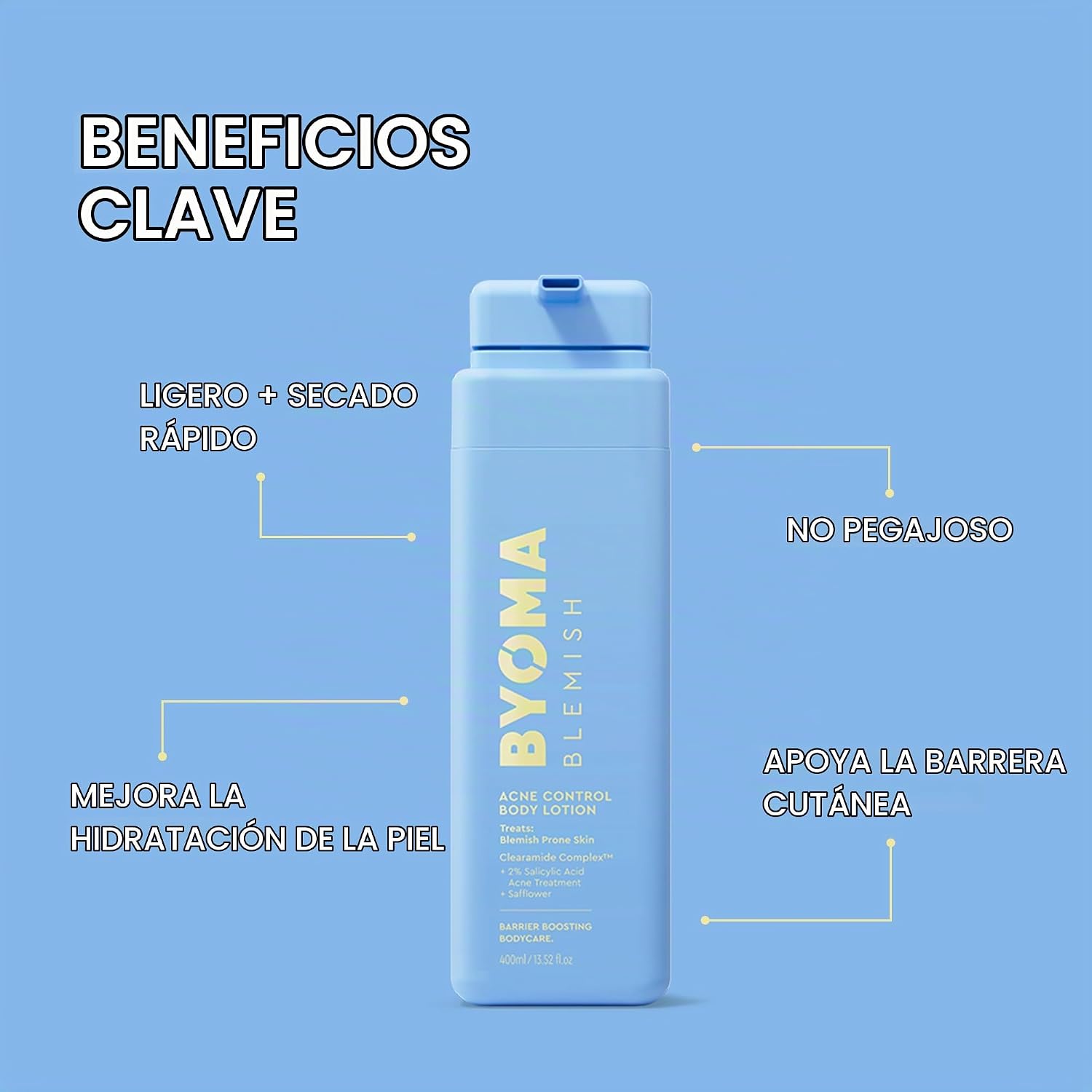 BYOMA LOCIÓN CORPORAL PARA EL CONTROL DEL ACNÉ DE IMPERFECCIONES - 3