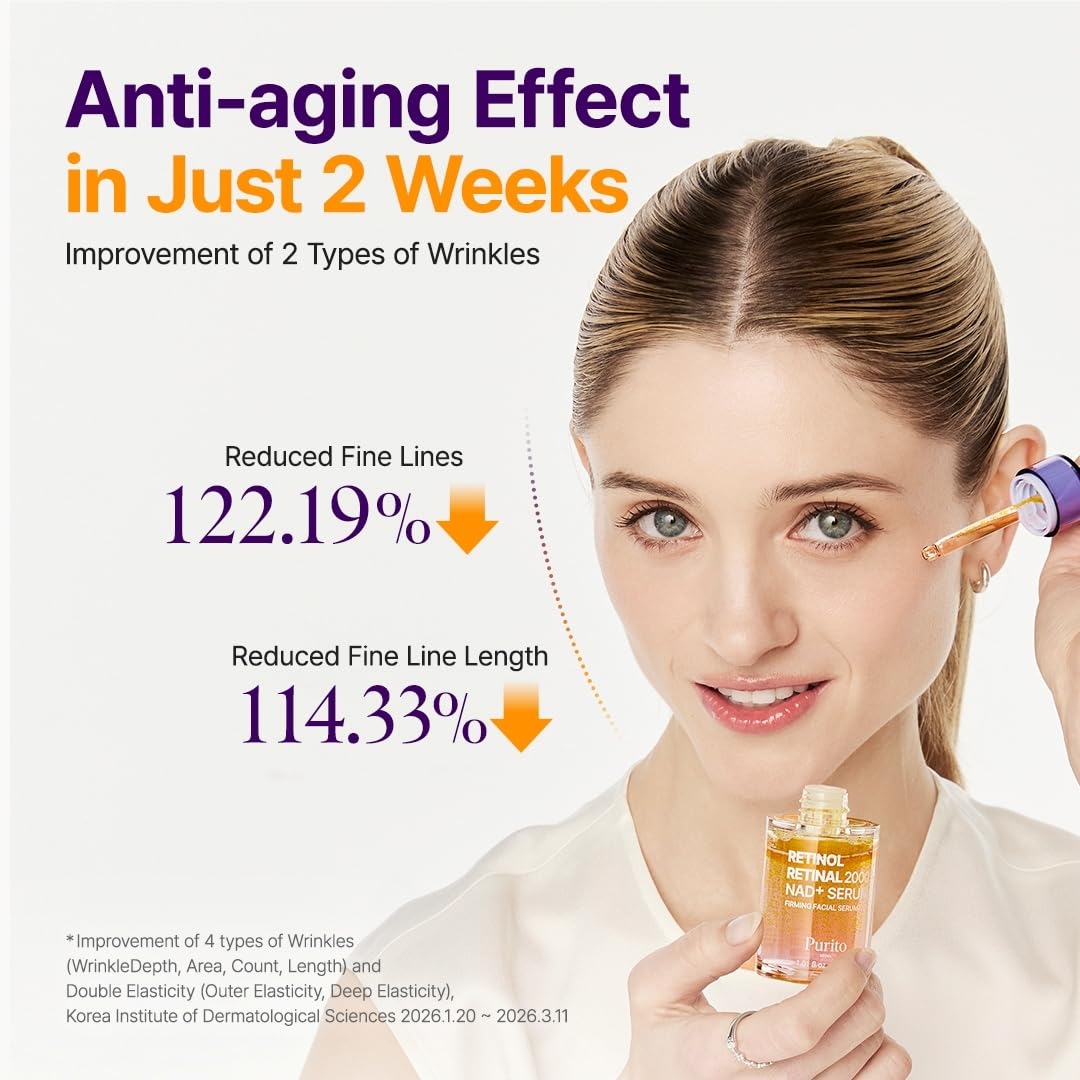 PURITO RETINOL SUERO RETINIANO CUIDADO ANTIENVEJECIMIENTO LIGERO COREANO - 5