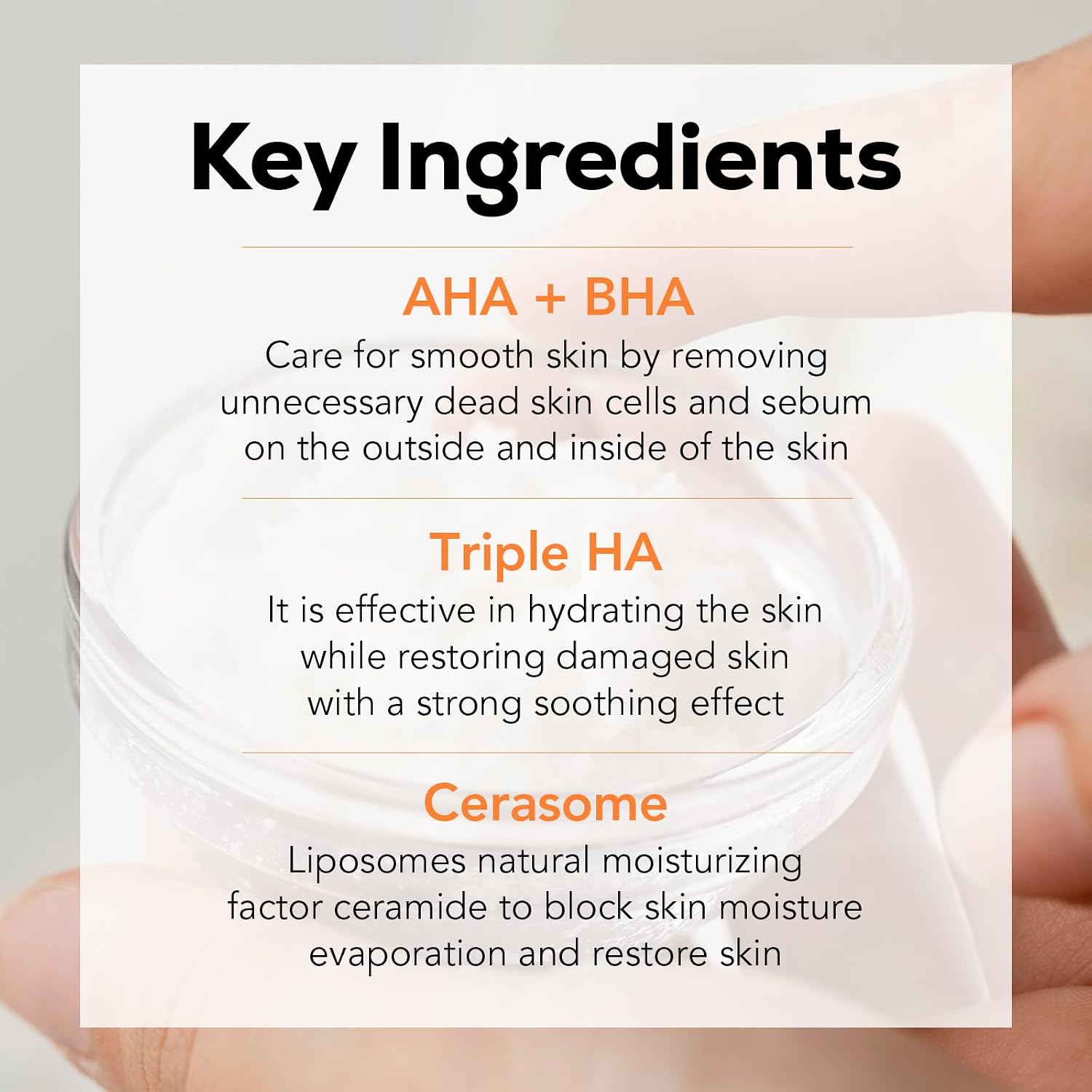 OLIVIA Y ALLISON ZERO EFFECT PEELING GEL 3.38FL OZ 100ML NATURAL BHA AHA GEL EXFOLIANTE DE CERAMIDA - 3
