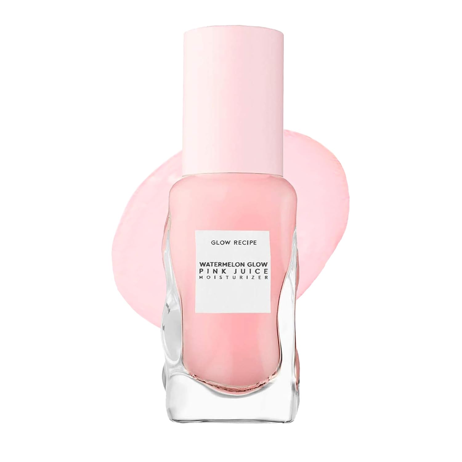 BRILLO GLOW RECIPE PINK JUICE - GEL HIDRATANTE FACIAL DE AGUA PARA MUJERES, HOMBRES Y ADOLESCENTES, TAMAÑO DE VIAJE, ÁCIDO - 1