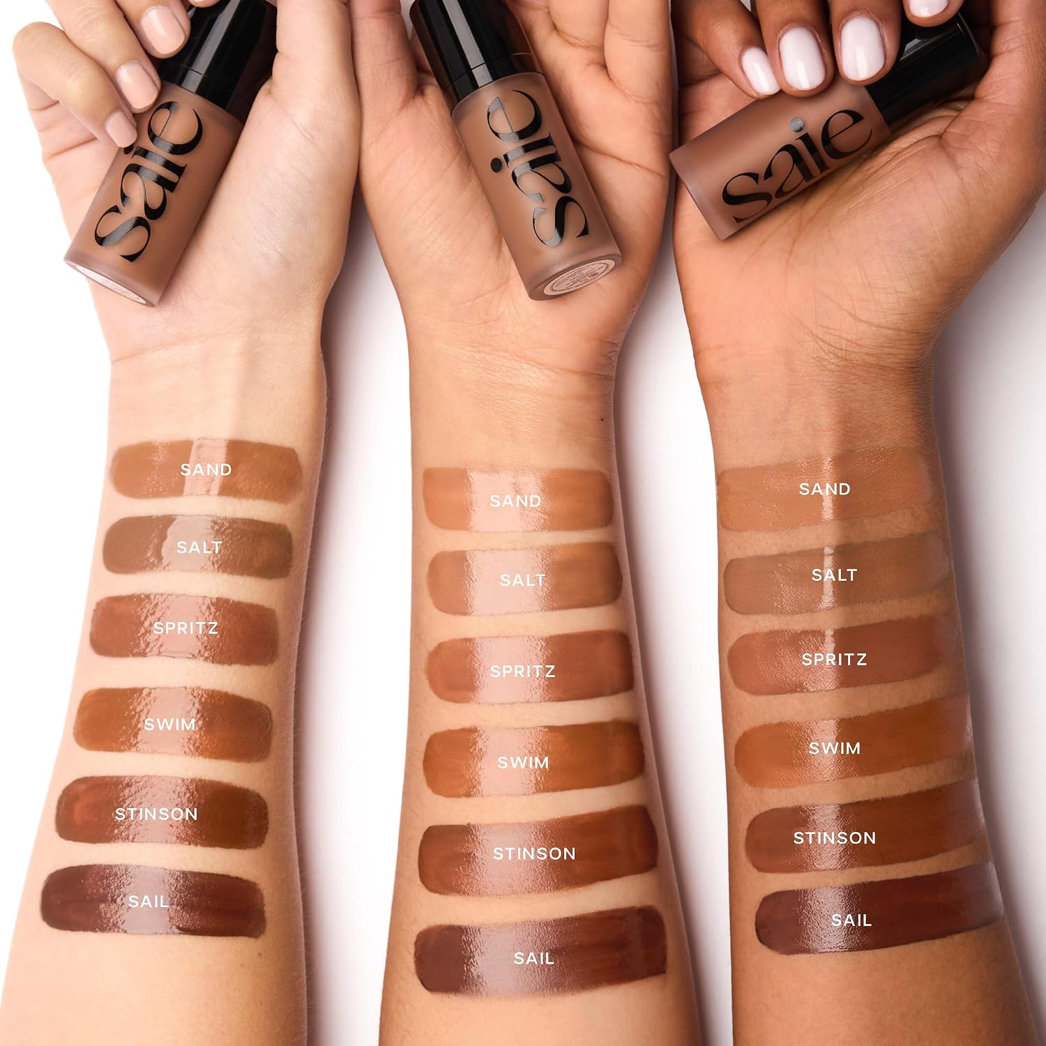 SAIE DEW BRONZE - BARRA BRONCEADORA LÍQUIDA HIDRATANTE PARA UN BRILLO BESADO POR EL SOL - BARRA DE CONTORNO LÍQUIDO - 4