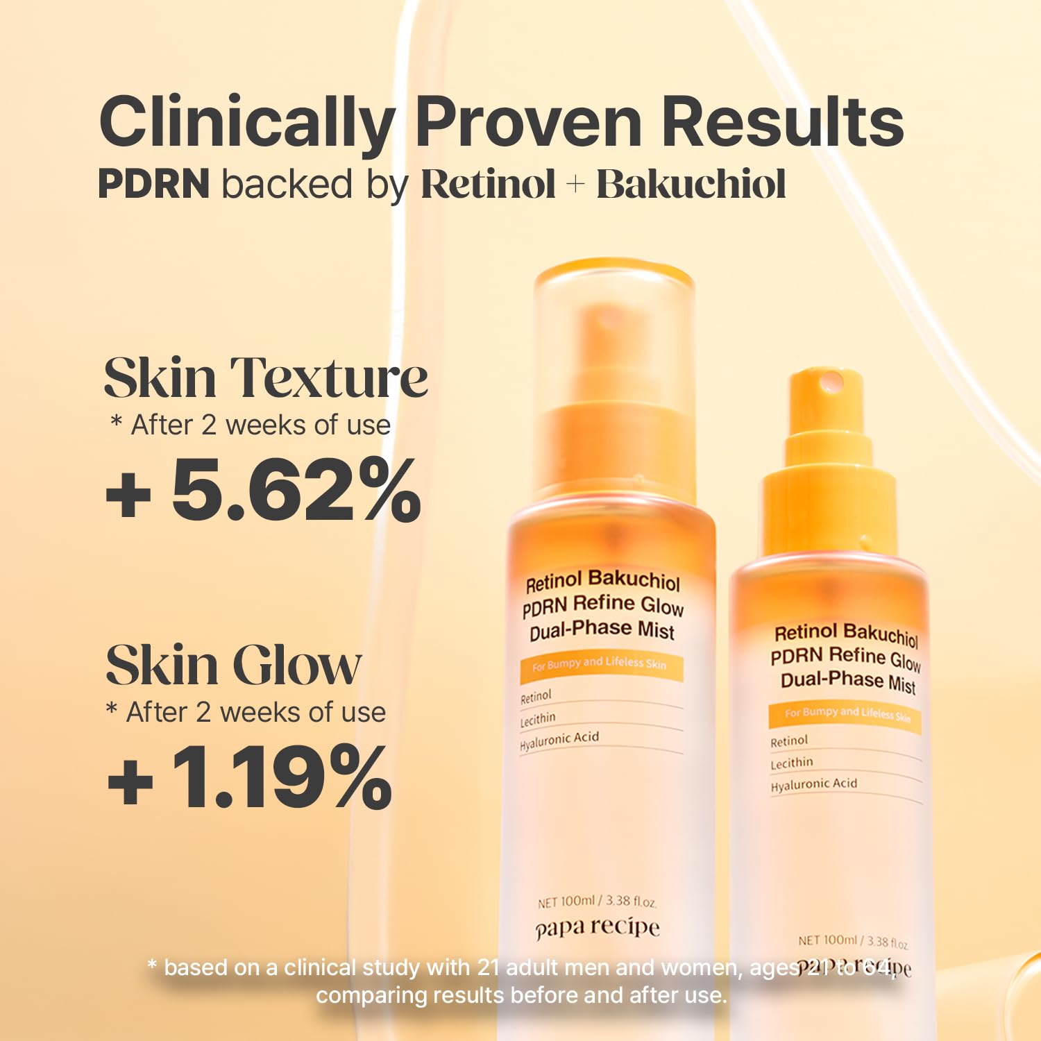 PAPA RECIPE DAILY SÉRUM FACIAL CONCENTRADO SPRAY PDRN X RETINOL BRILLO INSTANTÁNEO Y CUIDADO DE REFINACIÓN DE TEXTURA, - 4