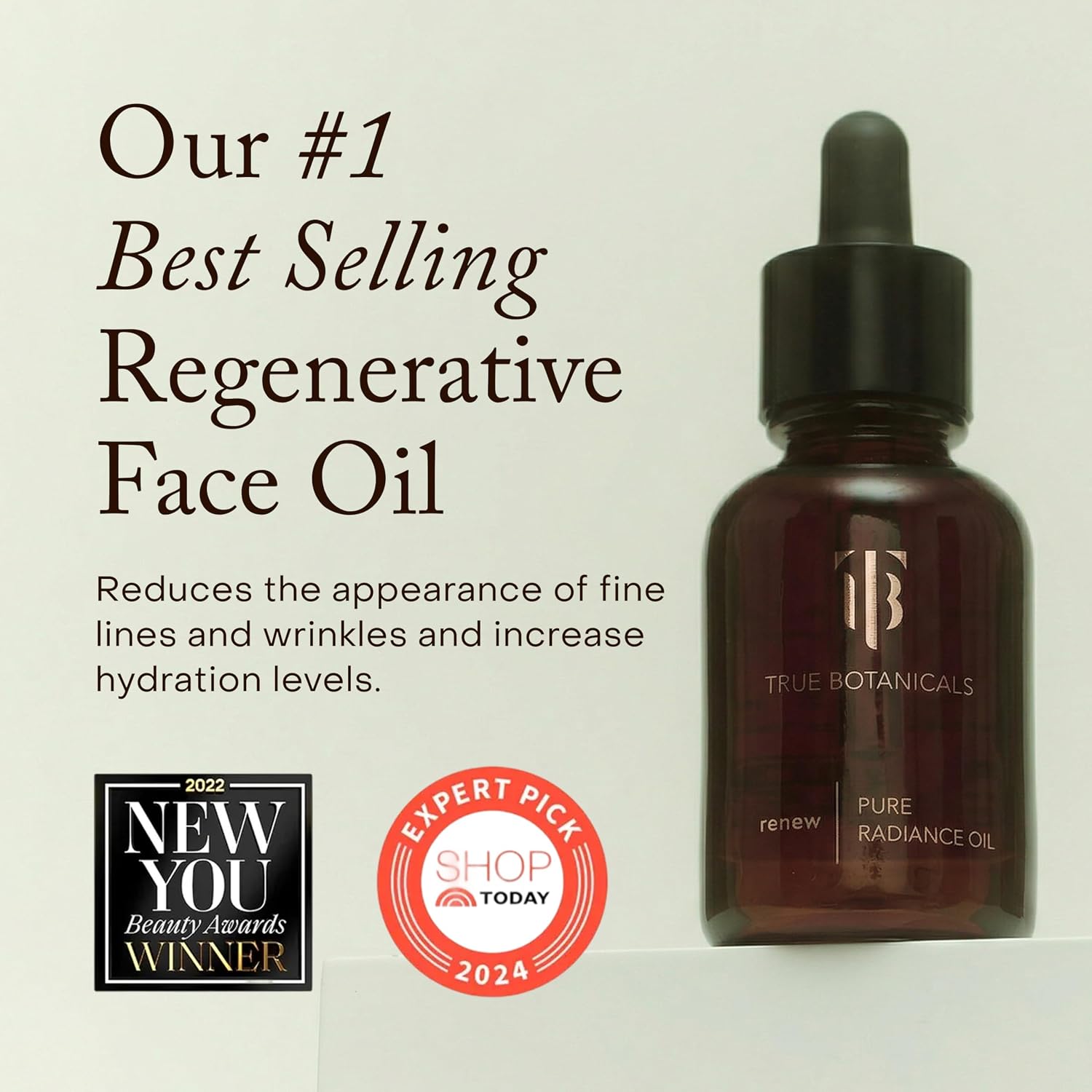 TRUE BOTANICALS RENEW PURE RADIANCE ACEITE NUTRIENTE ACEITE FACIAL ANTIENVEJECIMIENTO CON ROSA MOSQUETA REDUCE LA APARIENCIA - 2