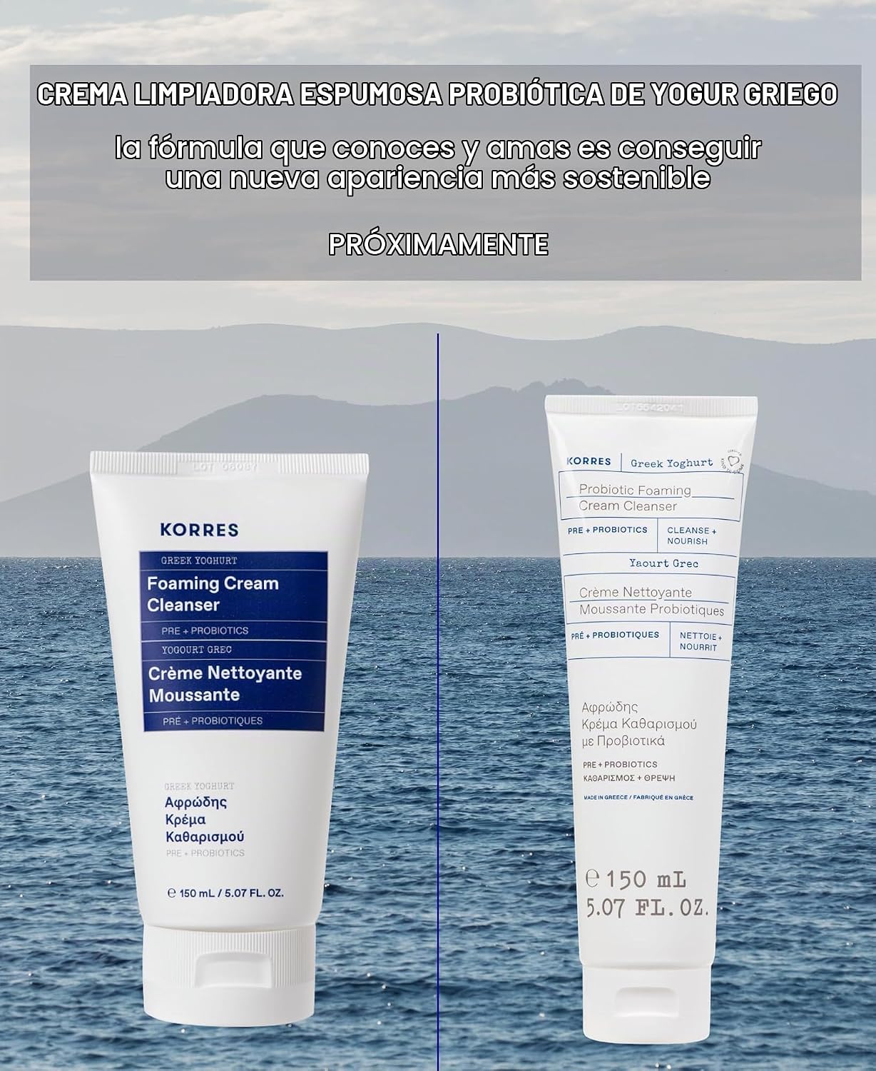 KORRES LIMPIADOR EN CREMA ESPUMOSA DE YOGUR GRIEGO, HIDRATANTE, LIMPIEZA PROFUNDA PARA EL CUIDADO DE LA PIEL, REMOVEDOR - 2