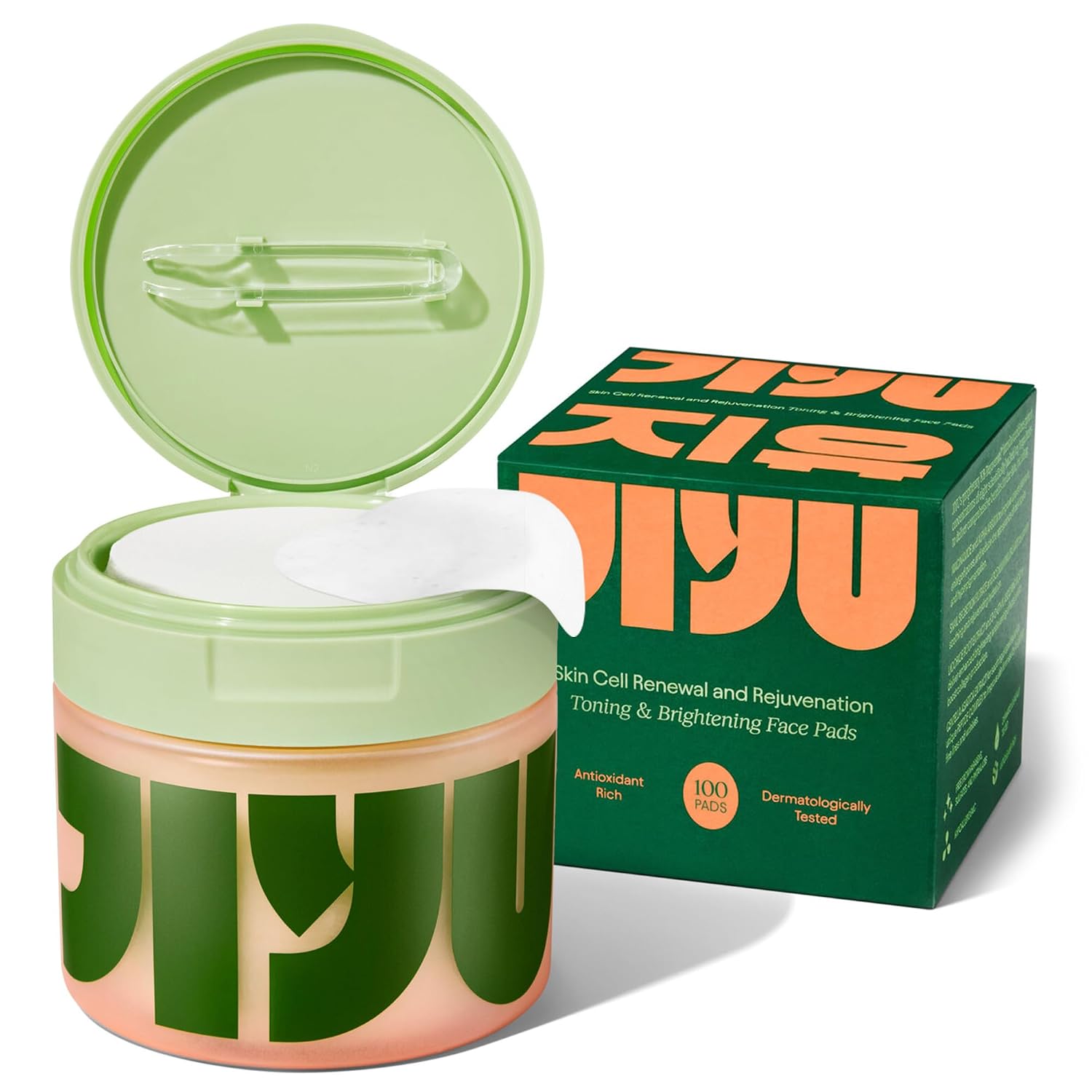 JIYU ALMOHADILLAS PULIDOR TONIFICANTE - CUIDADO DE LA PIEL COREANO PARA MANCHAS OSCURAS, ARRUGAS Y PIEL OPACA - TRATAMIENTO - 2