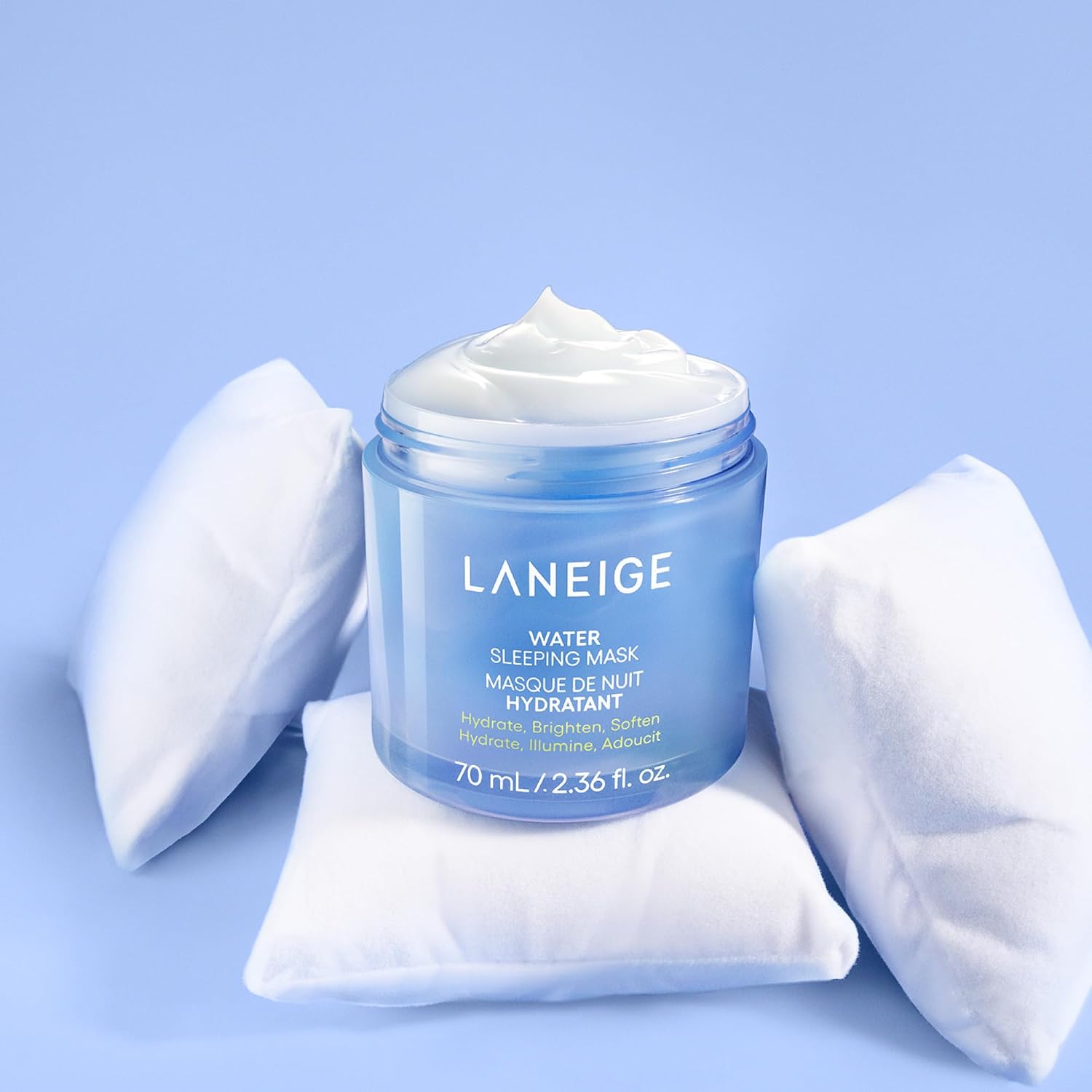 MÁSCARA PARA DORMIR DE AGUA: MASCARILLA FACIAL HIDRATANTE COREANA DURANTE LA NOCHE CON MEZCLA DE ÁCIDO HIALURÓNICO - 4