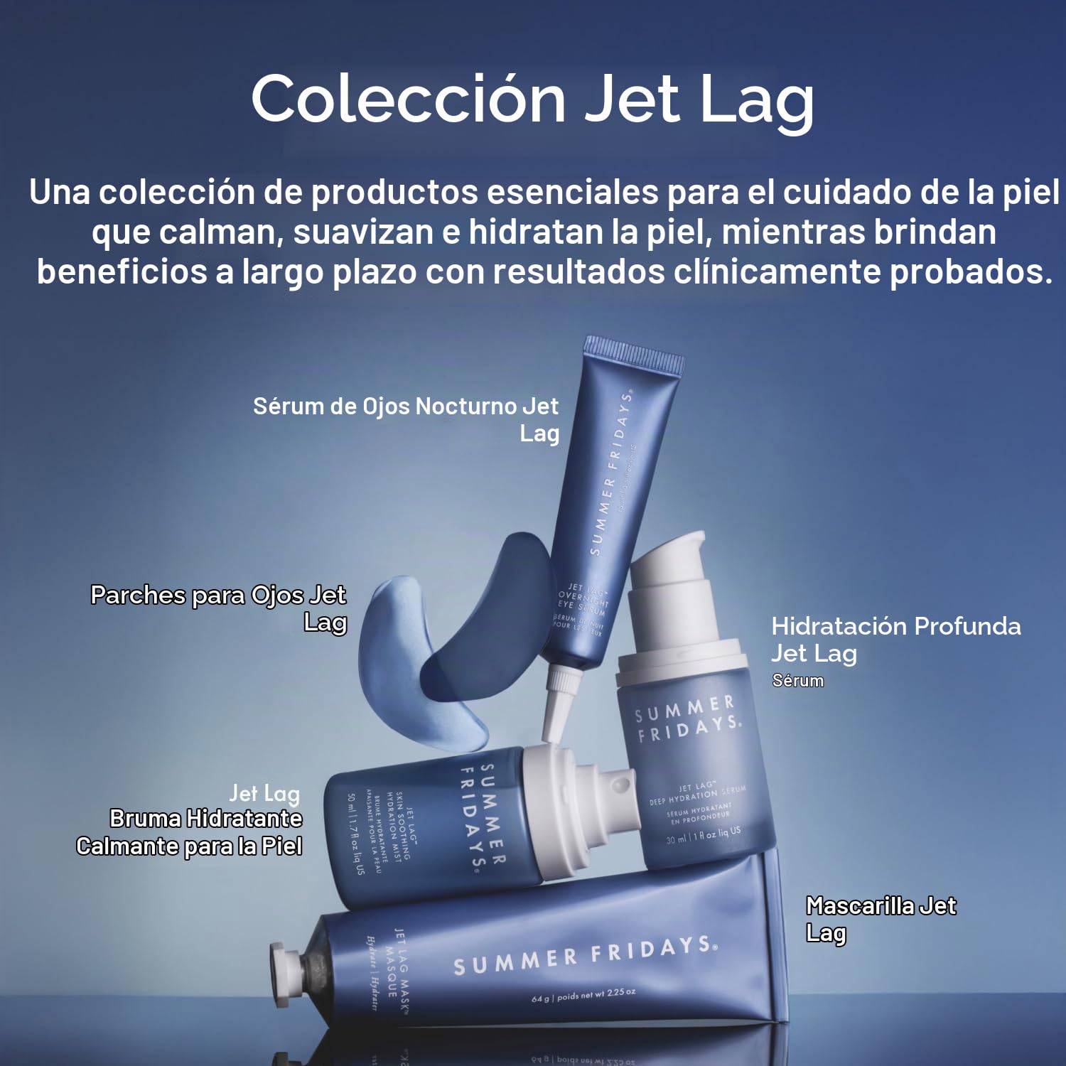 SUMMER FRIDAYS JET LAG - PARCHES HIDRATANTES PARA LOS OJOS, HIDROGEL DESHINCHABLE PARA DEBAJO DE LOS OJOS CON ÁCIDO - 6